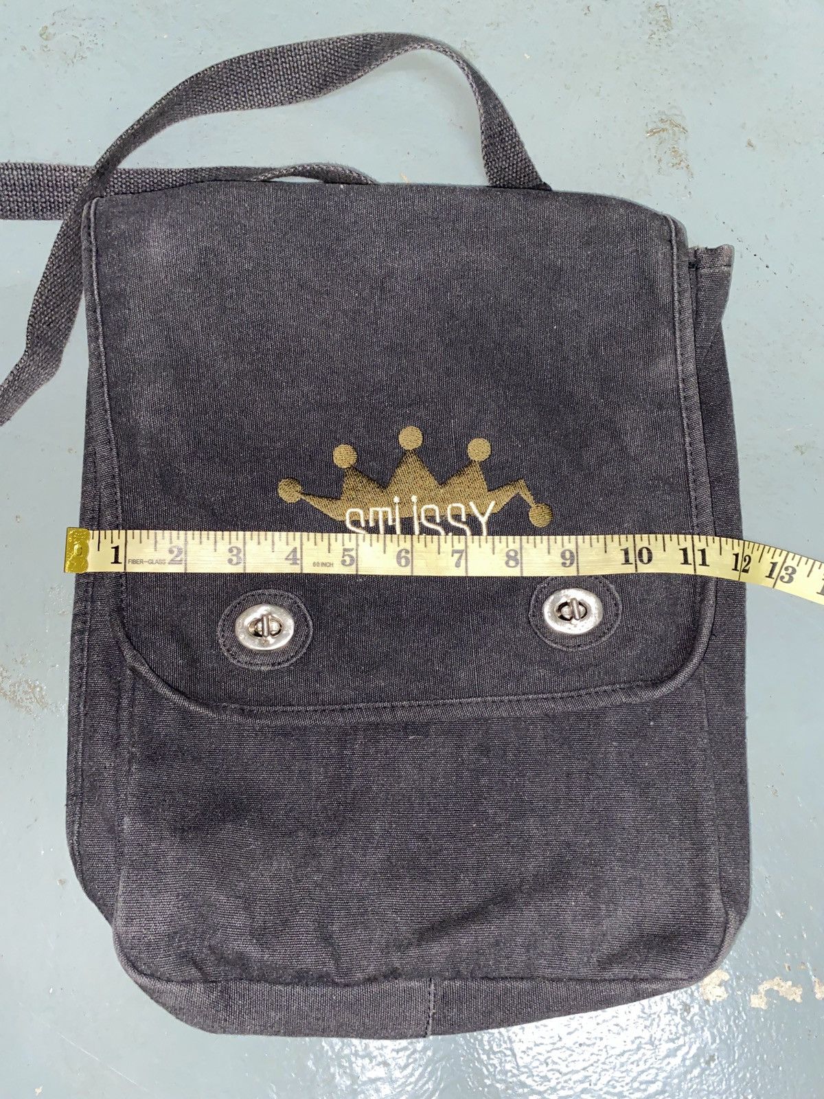 Stussy Vintage 90s Sling Bag Stussy Crown Embroidered Logo Size ONE SIZE - 5 Thumbnail