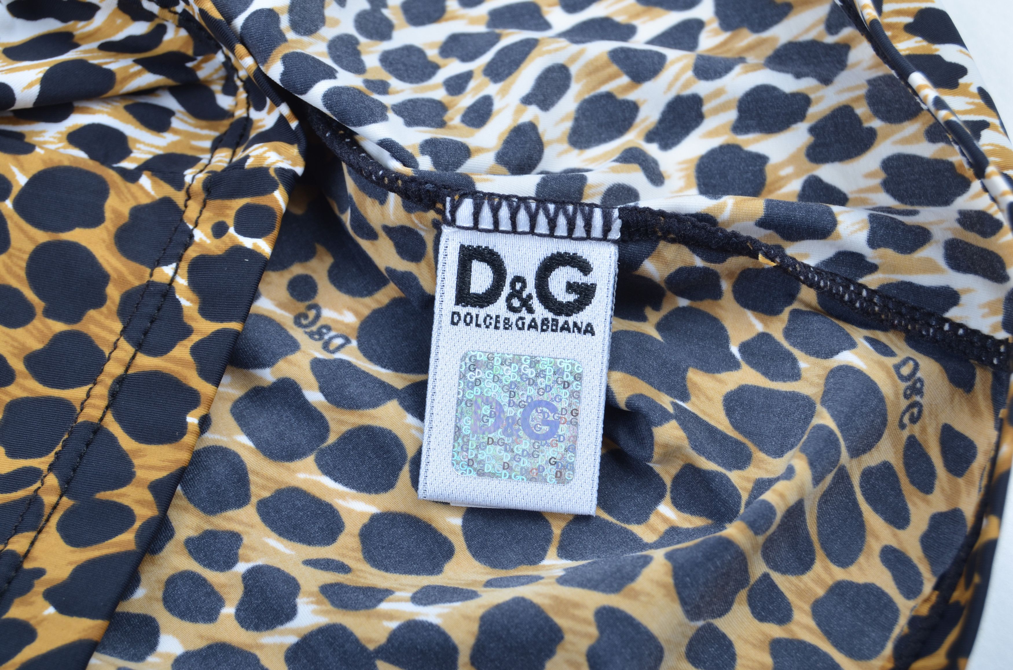 Dolce & Gabbana Vintage Dolce & Gabbana Leopard Tee Size S / US 4 / IT 40 - 7 Thumbnail