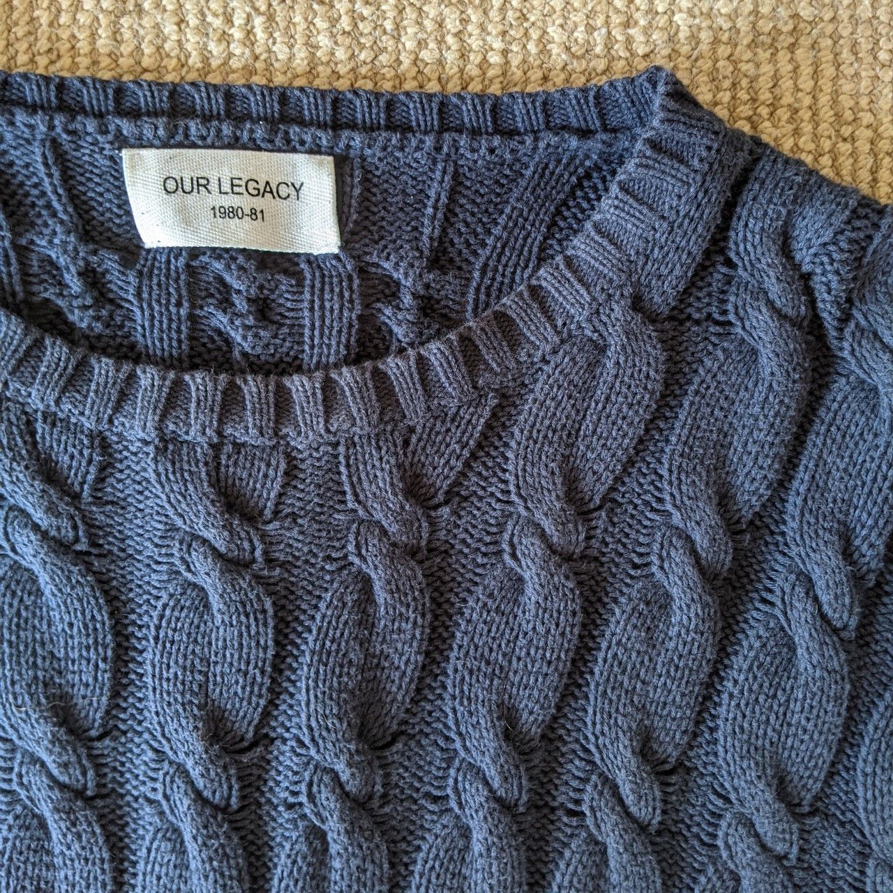 Our Legacy Cable Knit Sweater Size US M / EU 48-50 / 2 - 3 Thumbnail