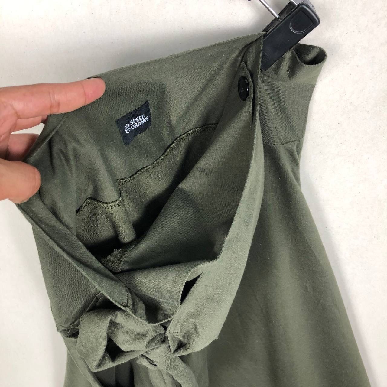 Japanese Brand Japan Asymmetric Gabardine Wrap Pants Yohji Yamamoto Style Size US 32 / EU 48 - 7 Thumbnail