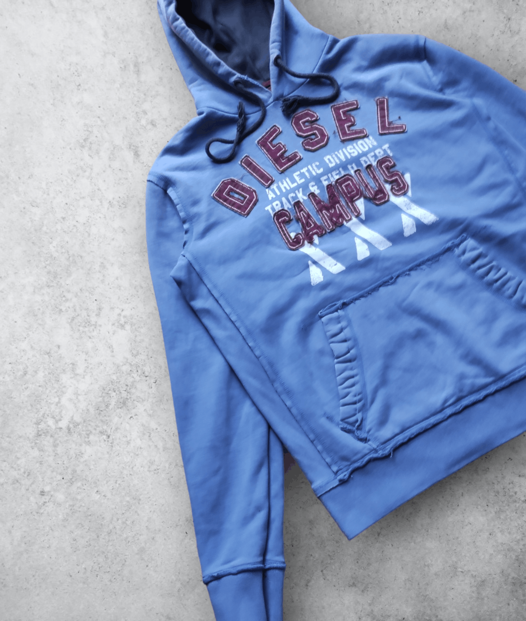 Diesel DIESEL campus cyber y2k hoodie vintage Size US XL / EU 56 / 4 - 3 Thumbnail