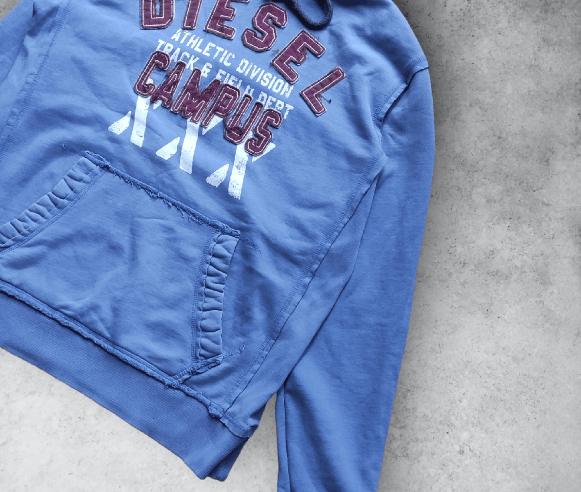 Diesel DIESEL campus cyber y2k hoodie vintage Size US XL / EU 56 / 4 - 4 Thumbnail
