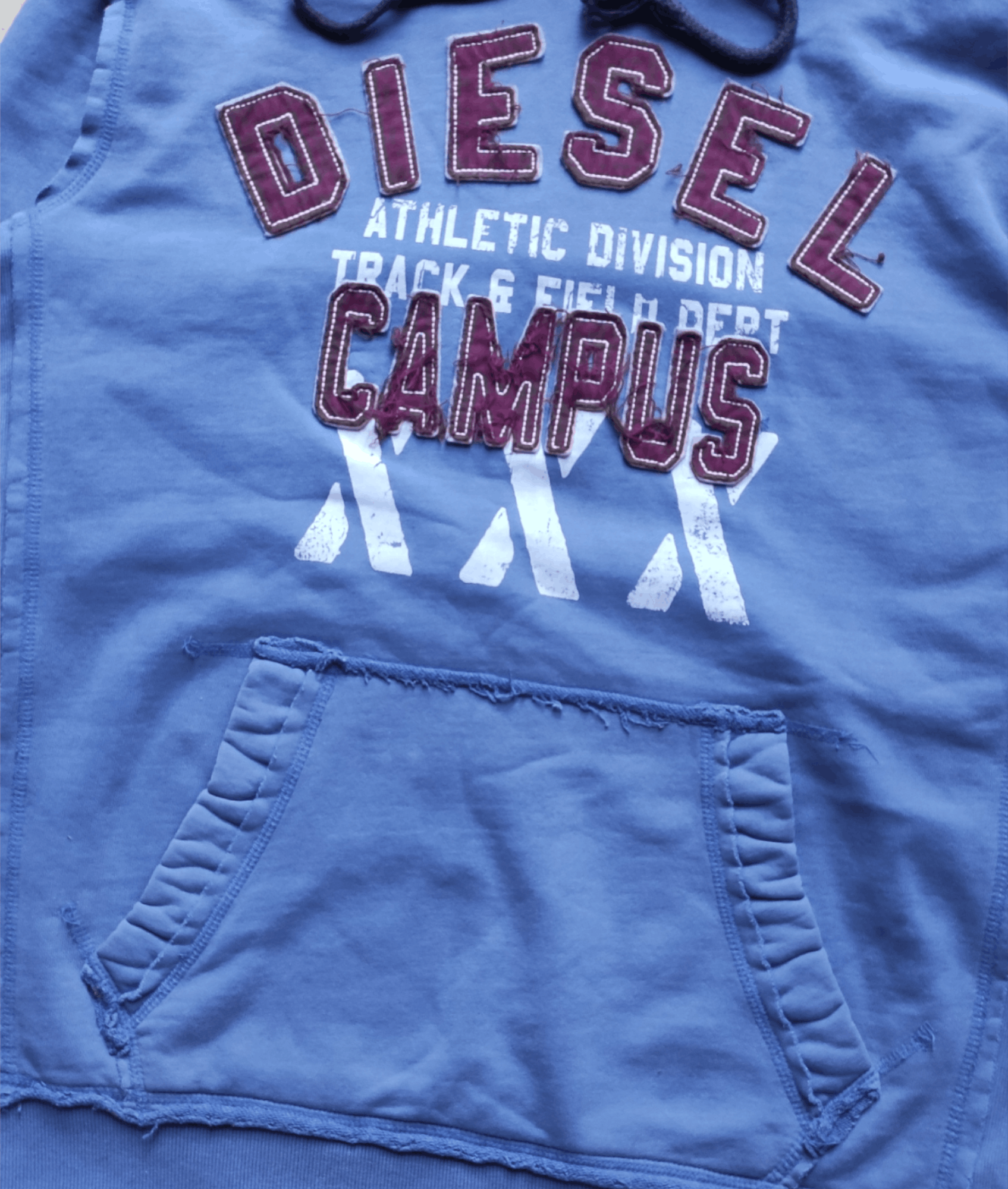 Diesel DIESEL campus cyber y2k hoodie vintage Size US XL / EU 56 / 4 - 2 Thumbnail