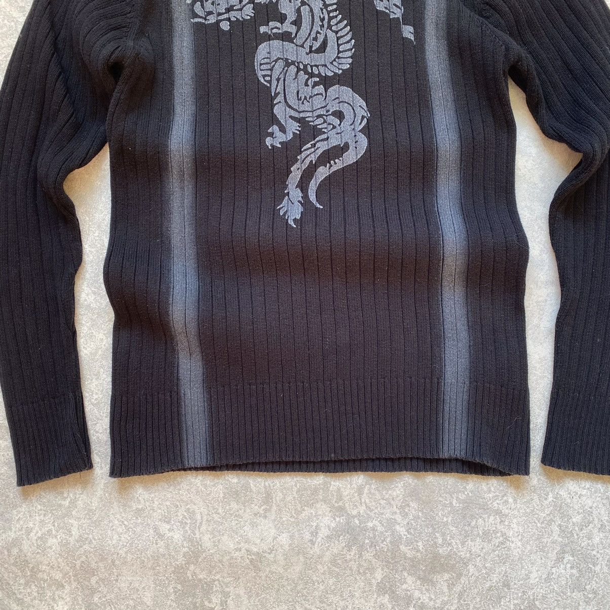 Vintage Vintage Japanese Brand Dragon Sweater y2k Stripe APC Style Size US M / EU 48-50 / 2 - 3 Thumbnail