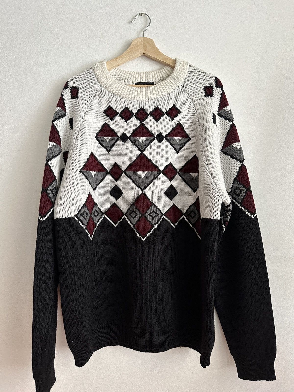 Designer × Italian Designers × Prada Prada Argyle Knitted