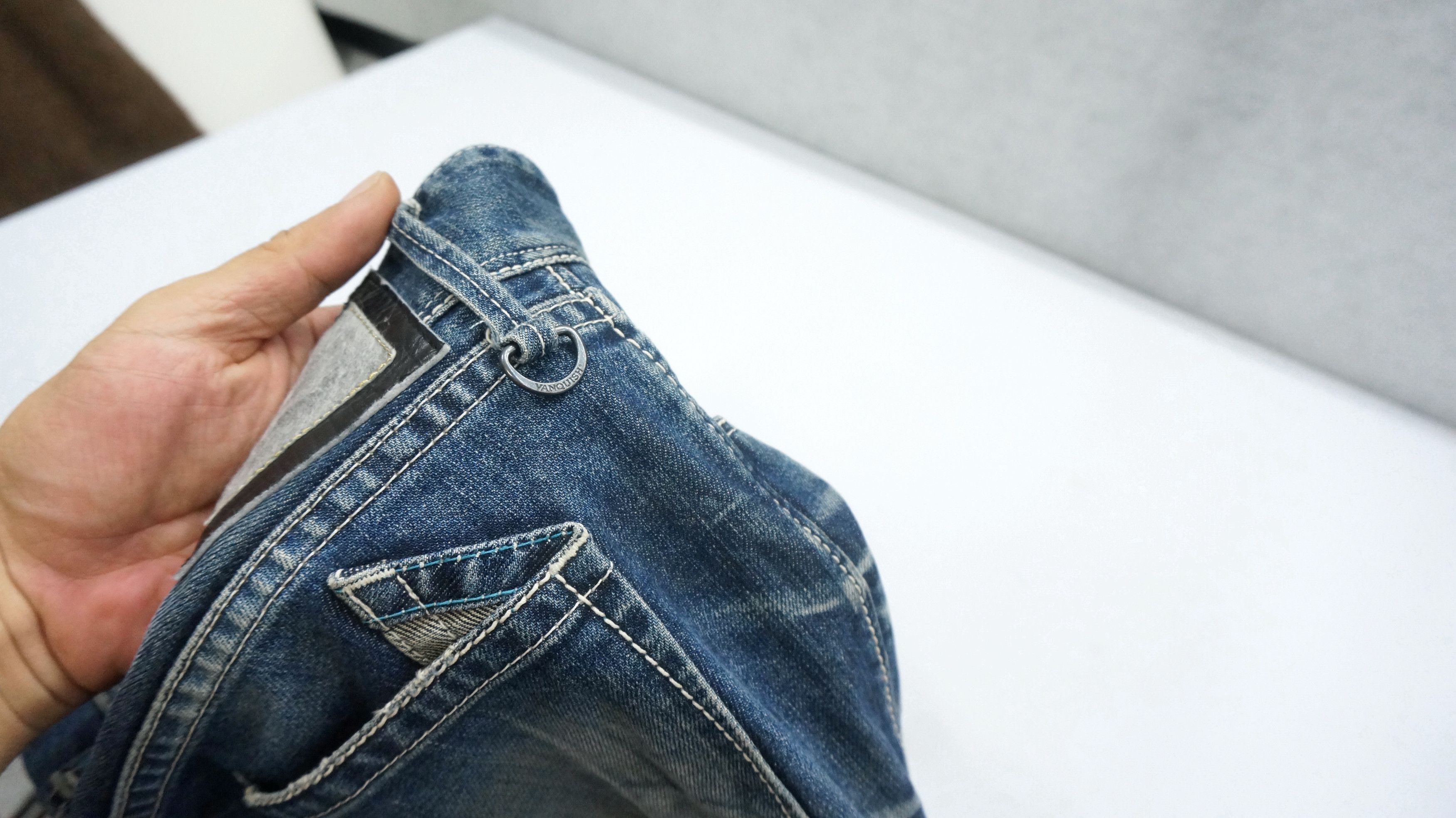 Japanese Brand Flare! VANQUISH x MURDER LICENSE Lowrise Vintage Jeans Size US 30 / EU 46 - 23 Thumbnail