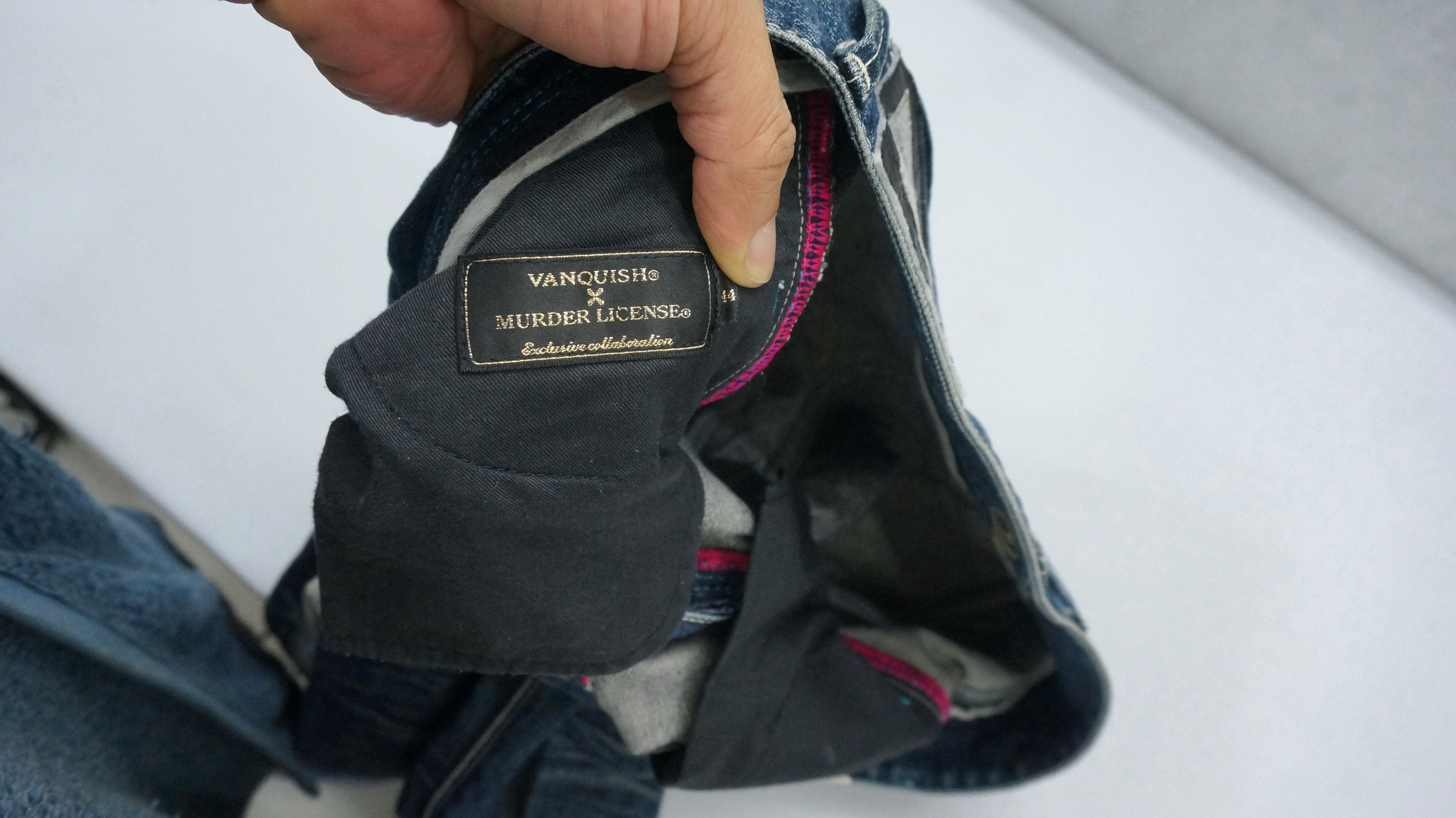Japanese Brand Flare! VANQUISH x MURDER LICENSE Lowrise Vintage Jeans Size US 30 / EU 46 - 6 Thumbnail