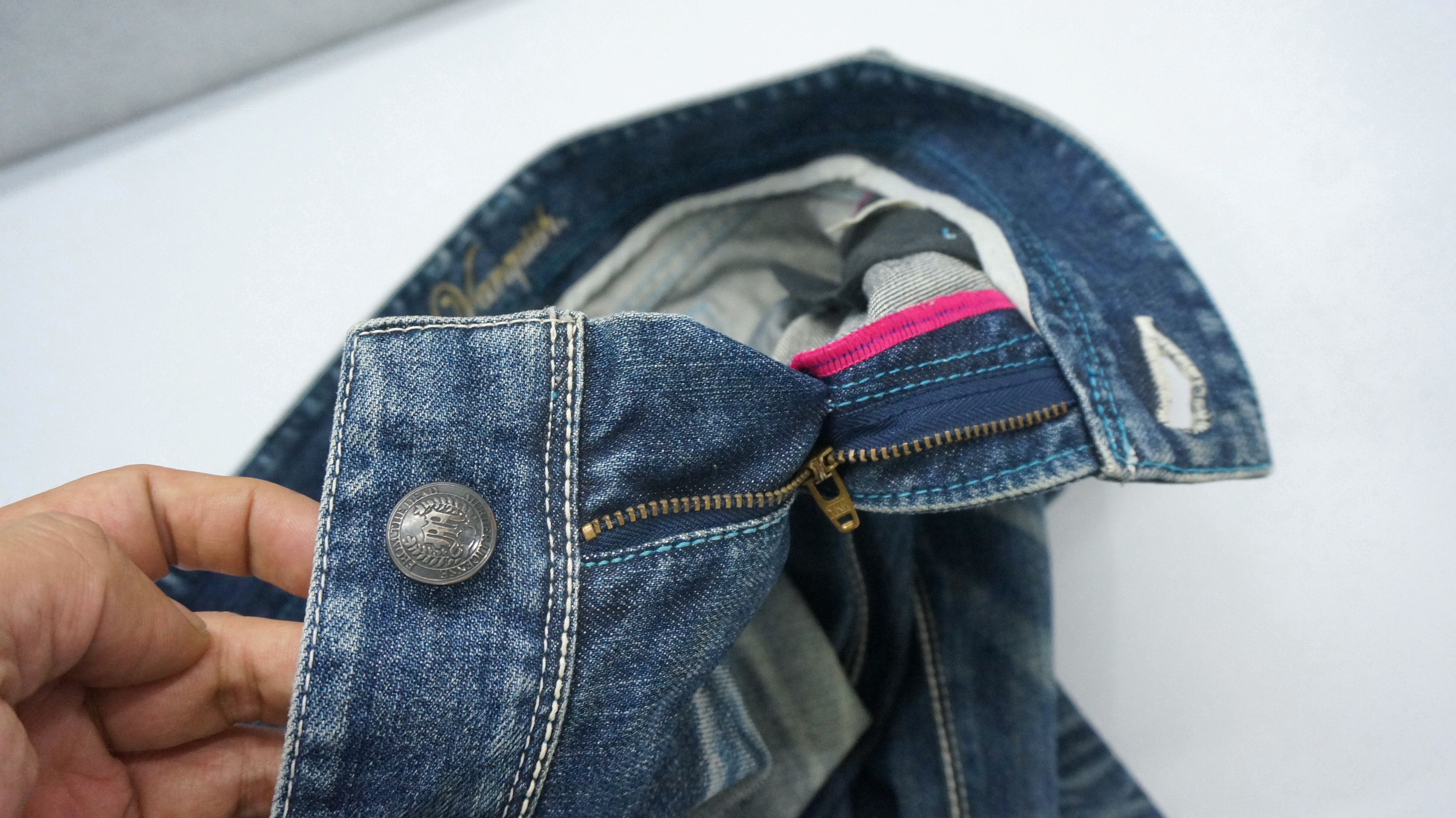 Japanese Brand Flare! VANQUISH x MURDER LICENSE Lowrise Vintage Jeans Size US 30 / EU 46 - 19 Thumbnail