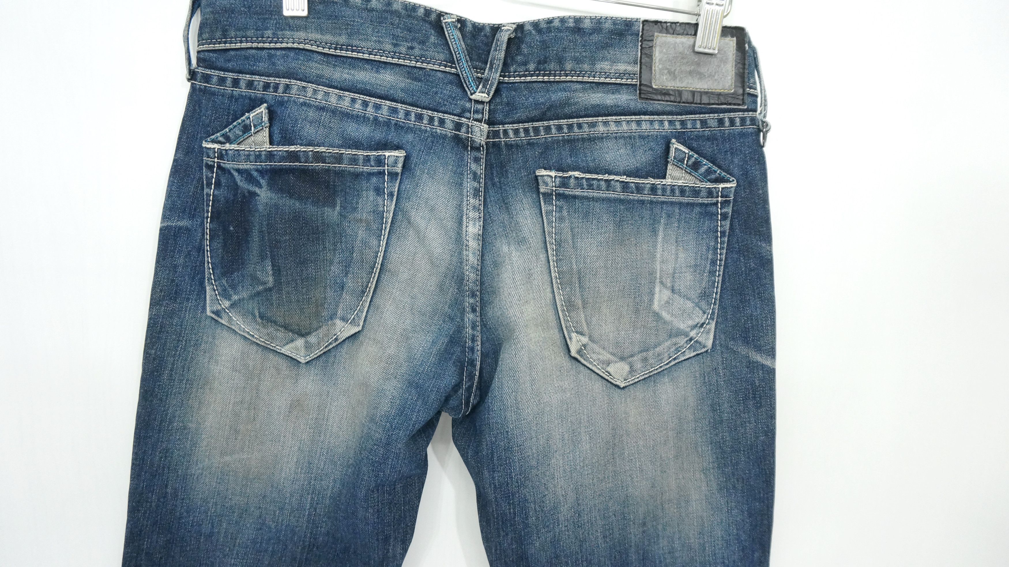 Japanese Brand Flare! VANQUISH x MURDER LICENSE Lowrise Vintage Jeans Size US 30 / EU 46 - 7 Thumbnail