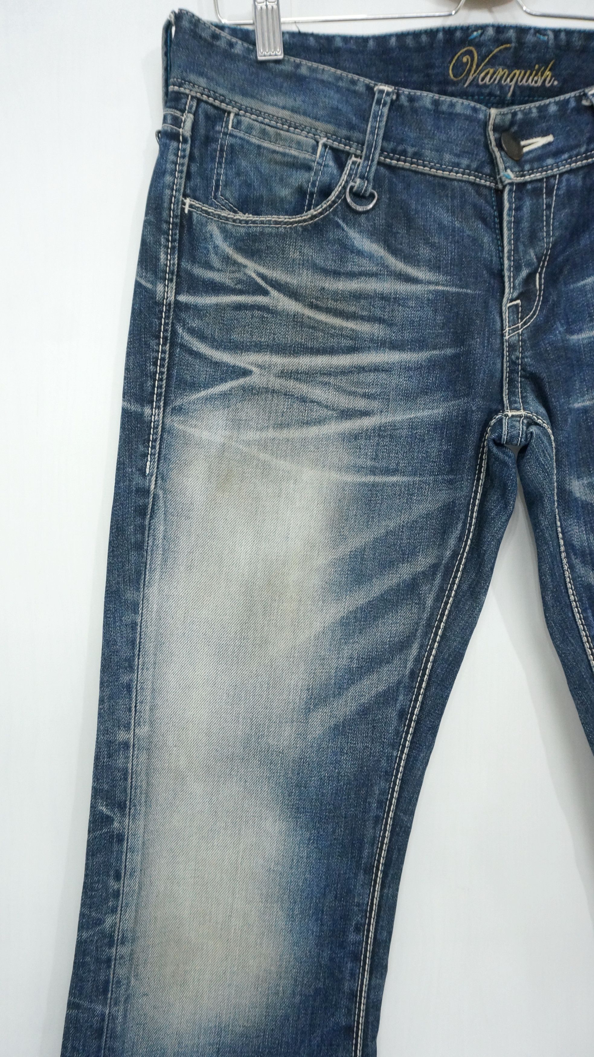 Japanese Brand Flare! VANQUISH x MURDER LICENSE Lowrise Vintage Jeans Size US 30 / EU 46 - 3 Thumbnail