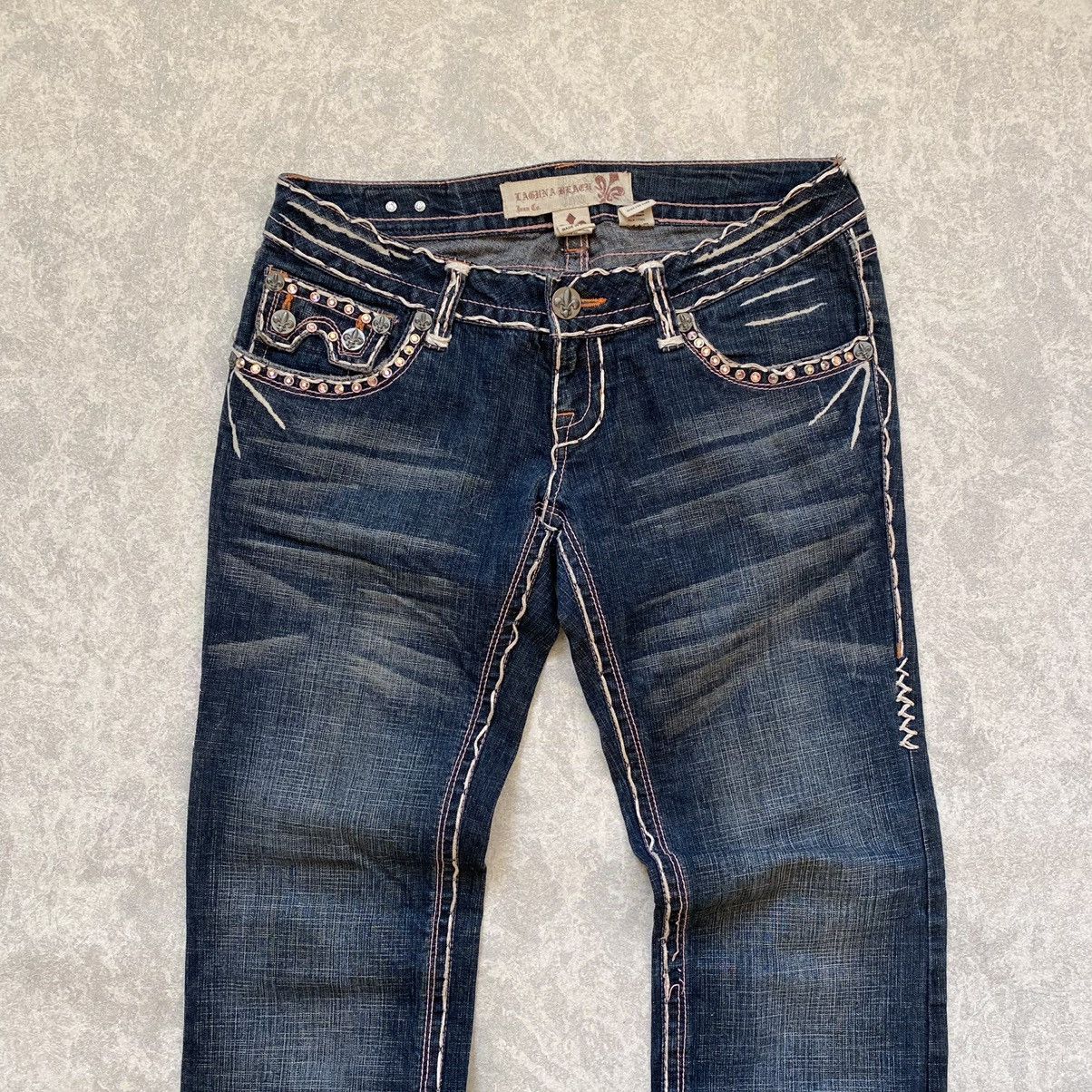 Japanese Brand Vintage Laguna Beach Skinny Jeans y2k Size 30" / US 8 / IT 44 - 8 Thumbnail