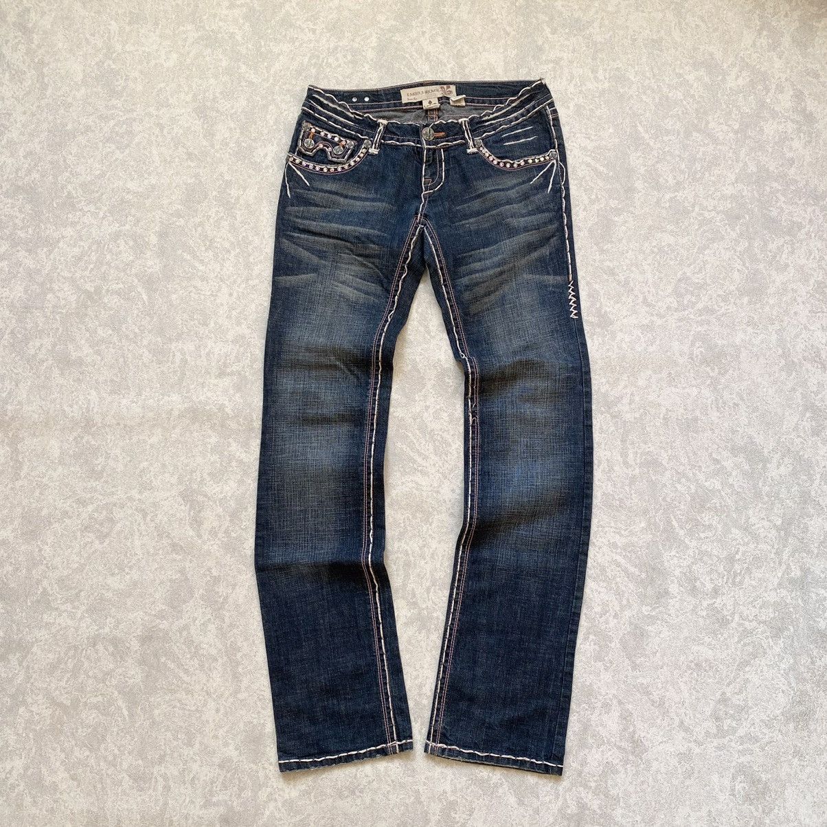 Japanese Brand Vintage Laguna Beach Skinny Jeans y2k Size 30" / US 8 / IT 44 - 2 Thumbnail