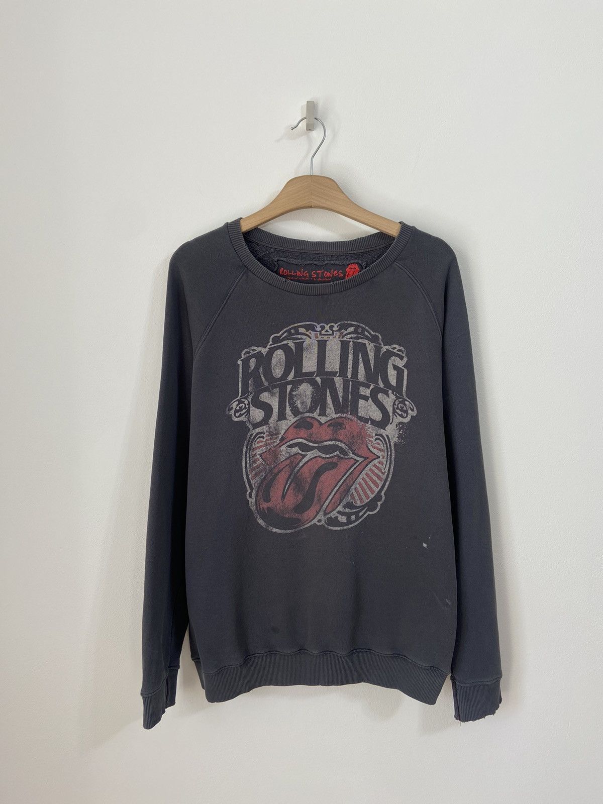 Vintage Vintage Sweatshirt Rolling Stones Size US L / EU 52-54 / 3 - 1 Thumbnail
