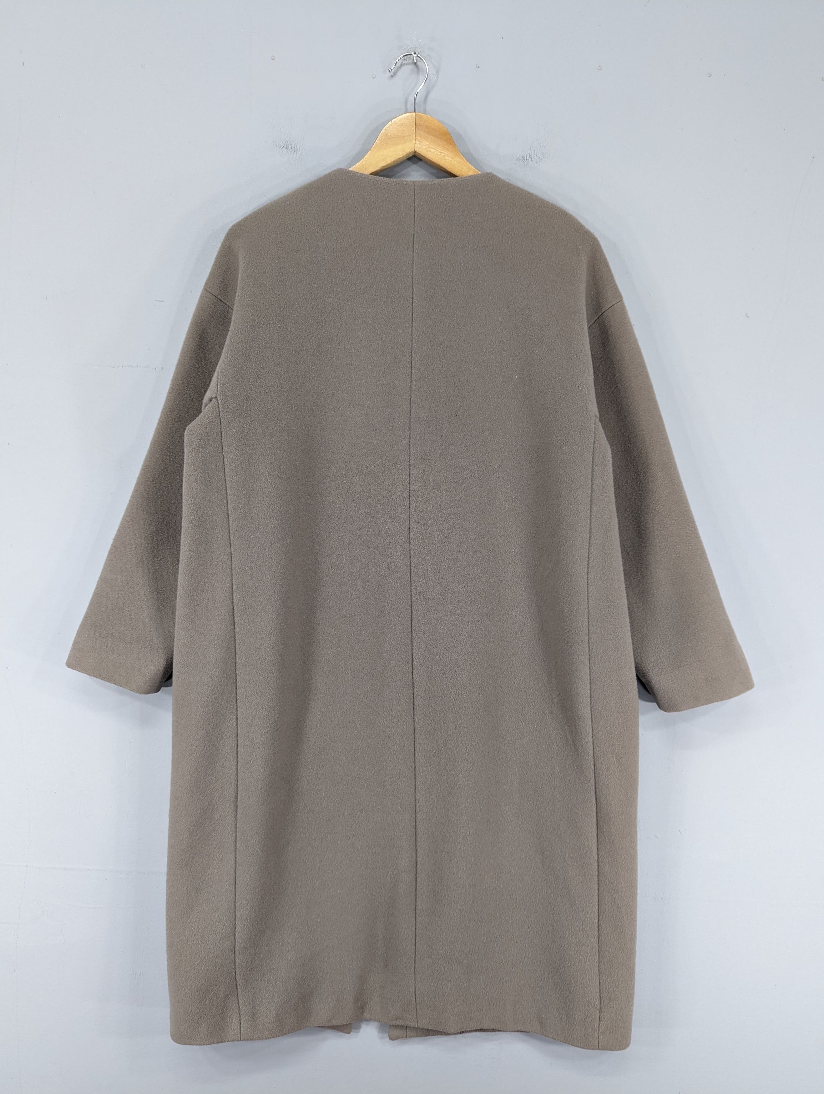 Yohji Yamamoto 💥RARE💥Ined Pontetorto Wool Long Coat Jacket Size L / US 10 / IT 46 - 13 Thumbnail