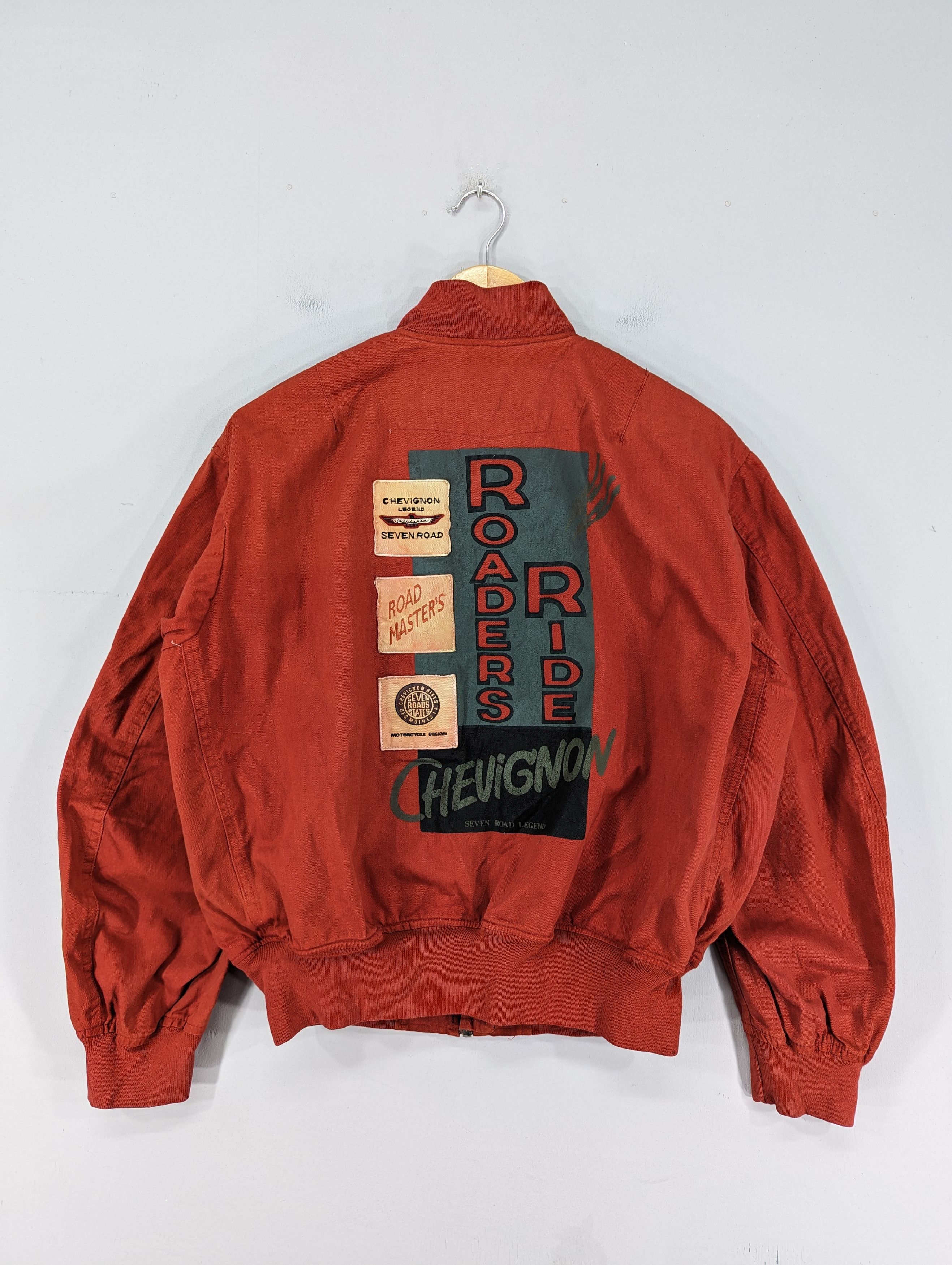 Chevignon Chevignon Leather Bomber Jacket | Grailed