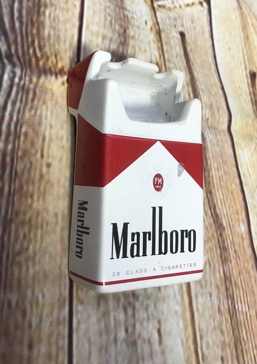 Vintage 1990s Vintage Marlboro Ceramic Ashtray Retro Rare 90s Grailed