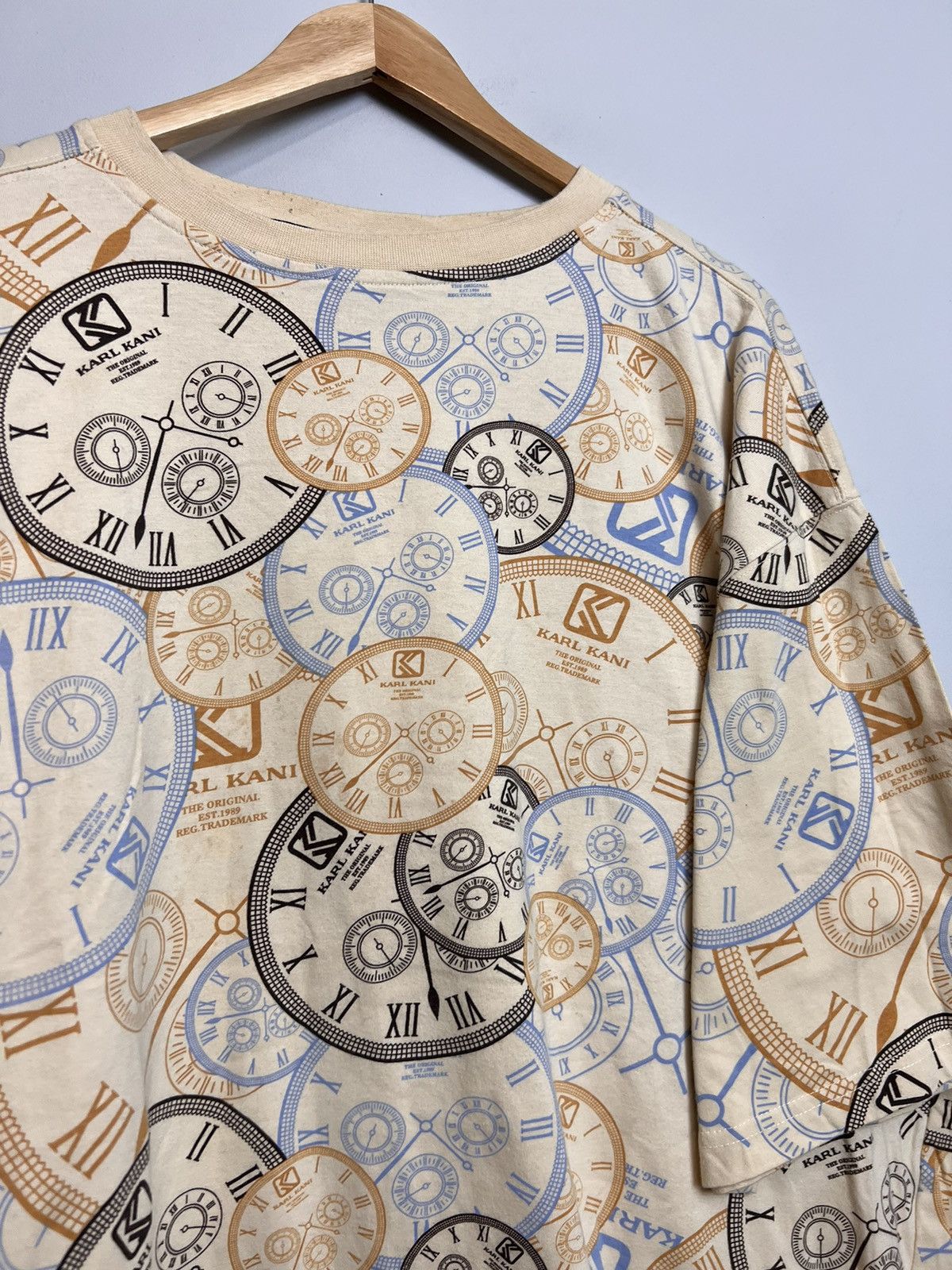 Karl Kani 90s Karl Kani Fullprint Clocks Rap Shirt Rare Vintage Y2k Size US XXL / EU 58 / 5 - 4 Thumbnail