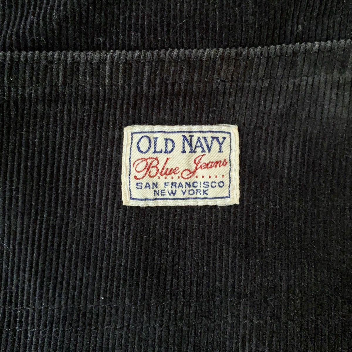 Old Navy Vintage Old Navy Black Corduroy Carpenter Pants Size US 29 - 7 Thumbnail