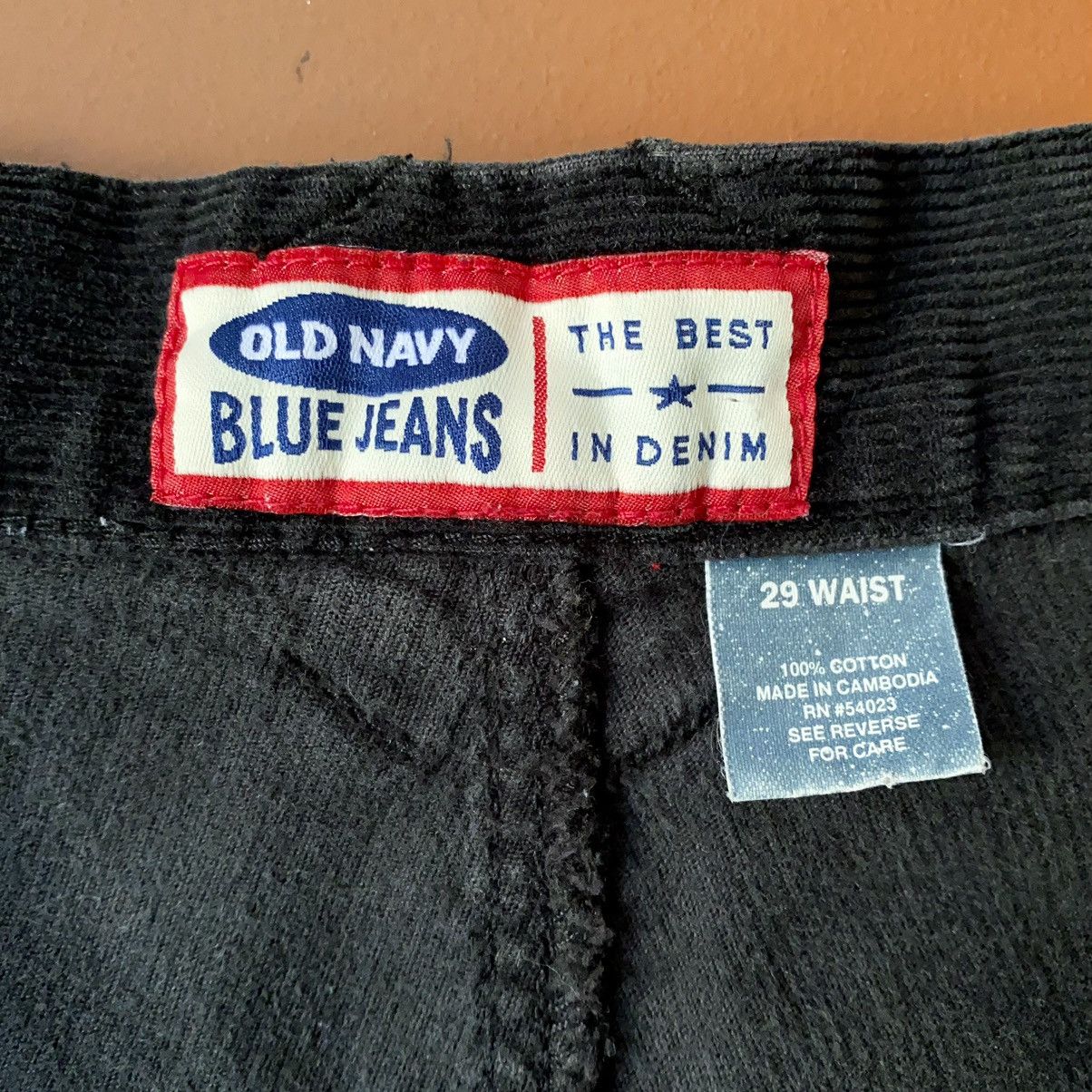 Old Navy Vintage Old Navy Black Corduroy Carpenter Pants Size US 29 - 8 Thumbnail
