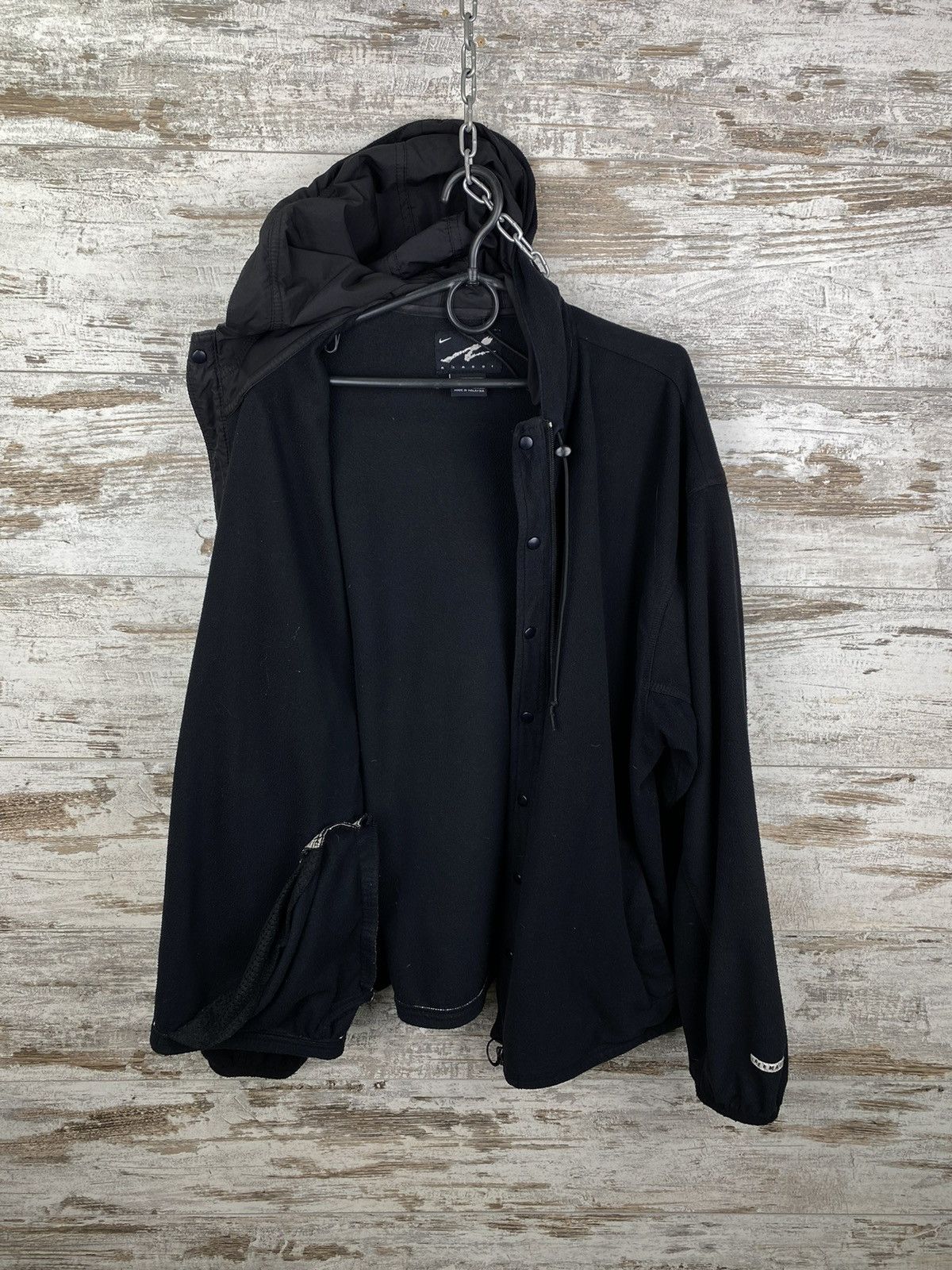 Nike × Vintage Mens Vintage Nike Andre Agassi Fleece Jacket zip hoodie y2k Size US L / EU 52-54 / 3 - 22 Thumbnail