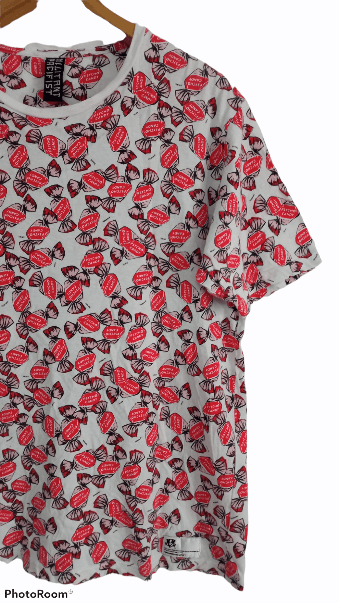 Japanese Brand × Vintage 🔥🔥Militant Pacifist Full Print Psychocandy T-Shirt Size US M / EU 48-50 / 2 - 5 Thumbnail