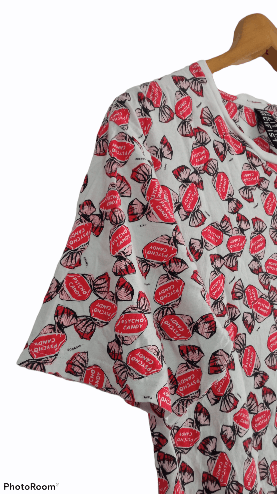 Japanese Brand × Vintage 🔥🔥Militant Pacifist Full Print Psychocandy T-Shirt Size US M / EU 48-50 / 2 - 7 Thumbnail