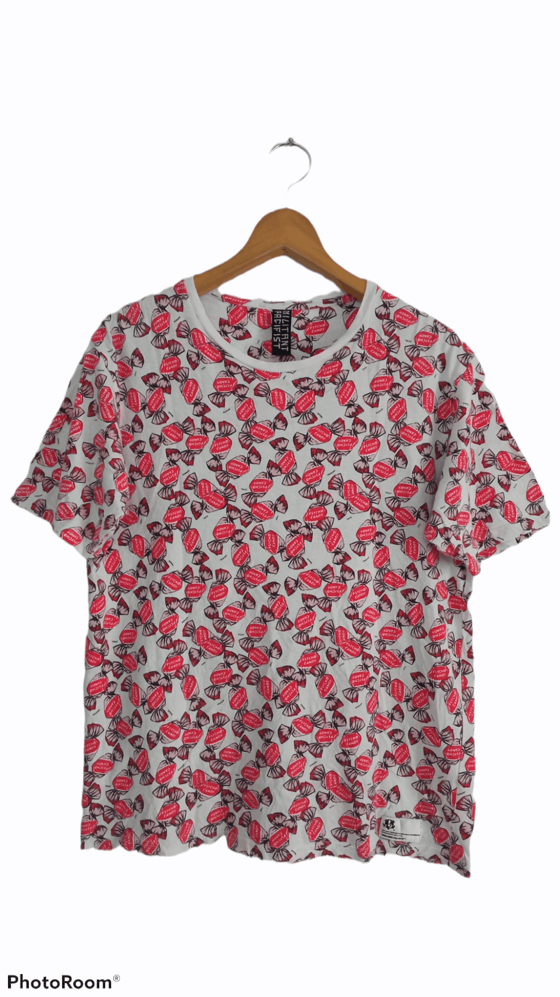 Japanese Brand × Vintage 🔥🔥Militant Pacifist Full Print Psychocandy T-Shirt Size US M / EU 48-50 / 2 - 1 Thumbnail