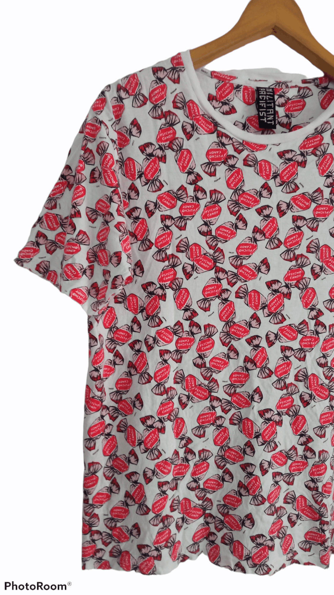 Japanese Brand × Vintage 🔥🔥Militant Pacifist Full Print Psychocandy T-Shirt Size US M / EU 48-50 / 2 - 4 Thumbnail