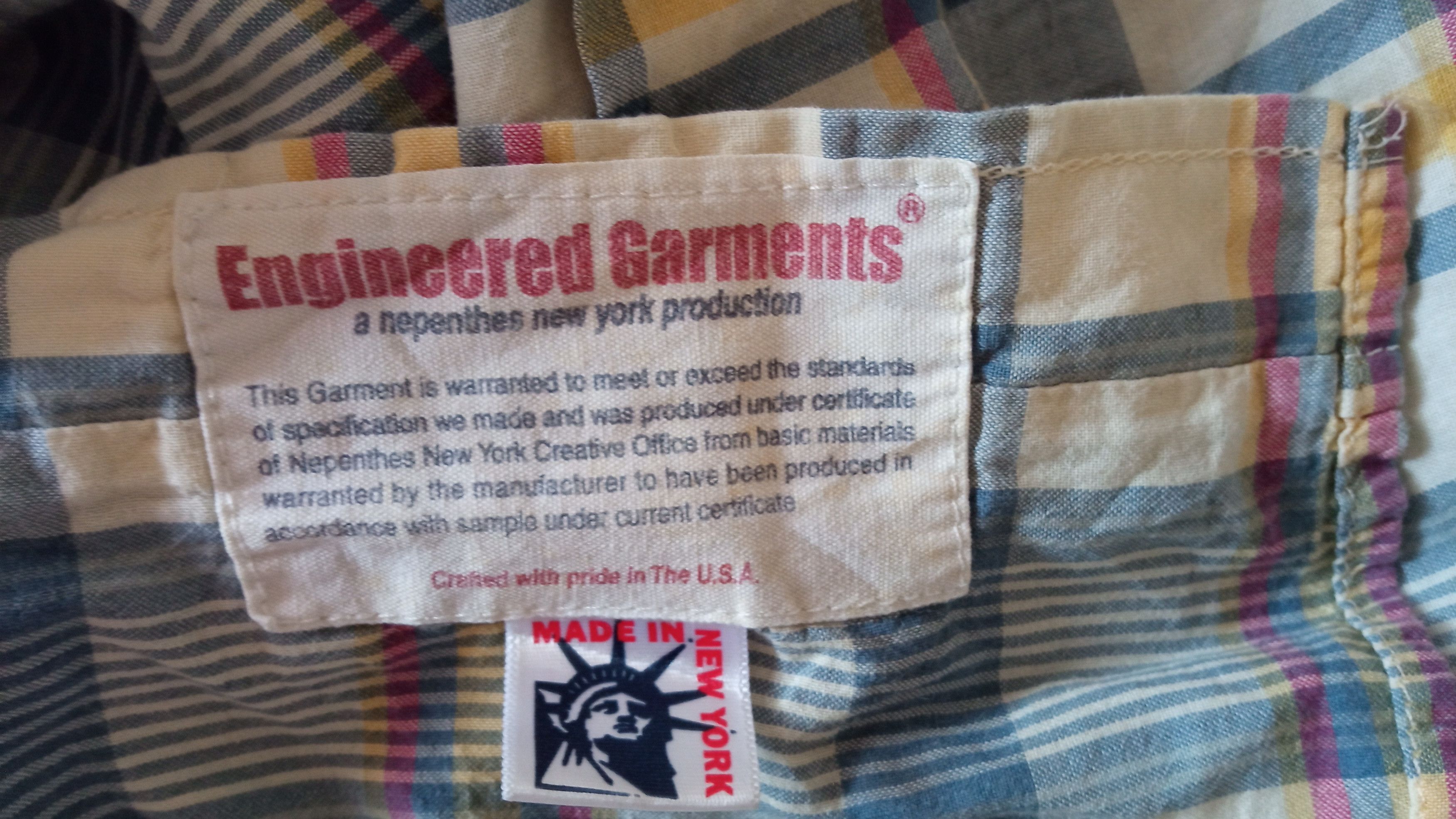 Engineered Garments × Japanese Brand × Nepenthes 🔥🔥Engineered Garments Nepenthes Plaid Checkered LS Shirt Size US M / EU 48-50 / 2 - 22 Thumbnail