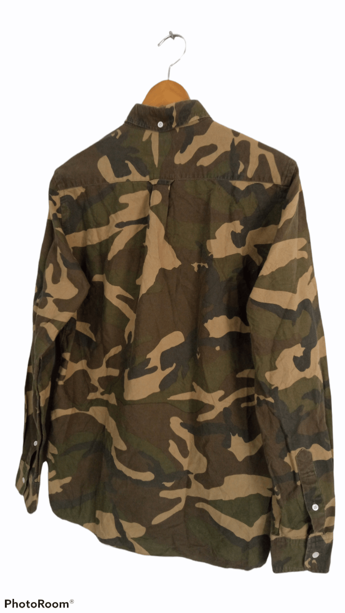 Beams Plus × Japanese Brand 🔥Beams+ Plus Full Print Camouflage LS Shirt Size US S / EU 44-46 / 1 - 16 Thumbnail