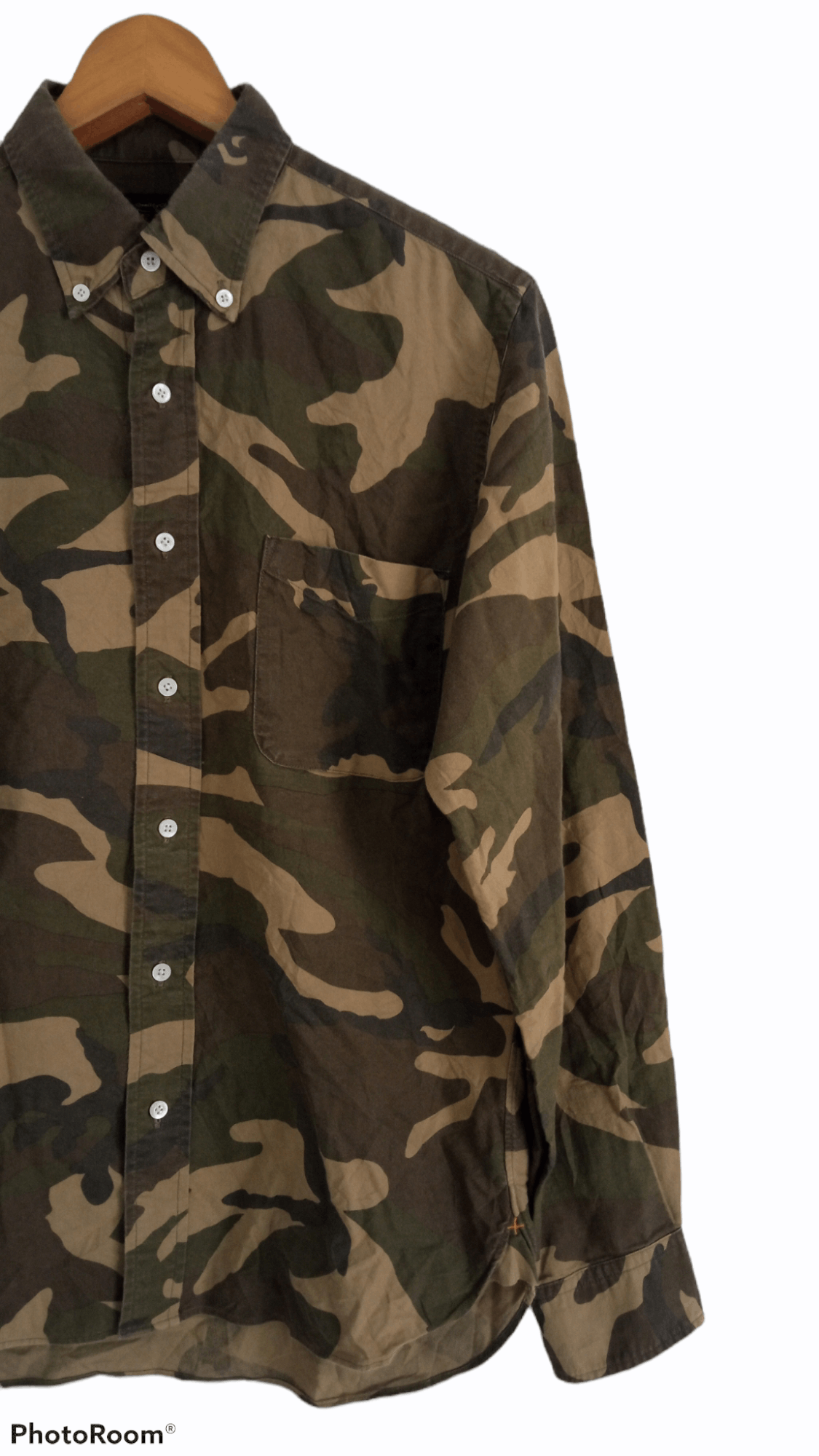 Beams Plus × Japanese Brand 🔥Beams+ Plus Full Print Camouflage LS Shirt Size US S / EU 44-46 / 1 - 5 Thumbnail