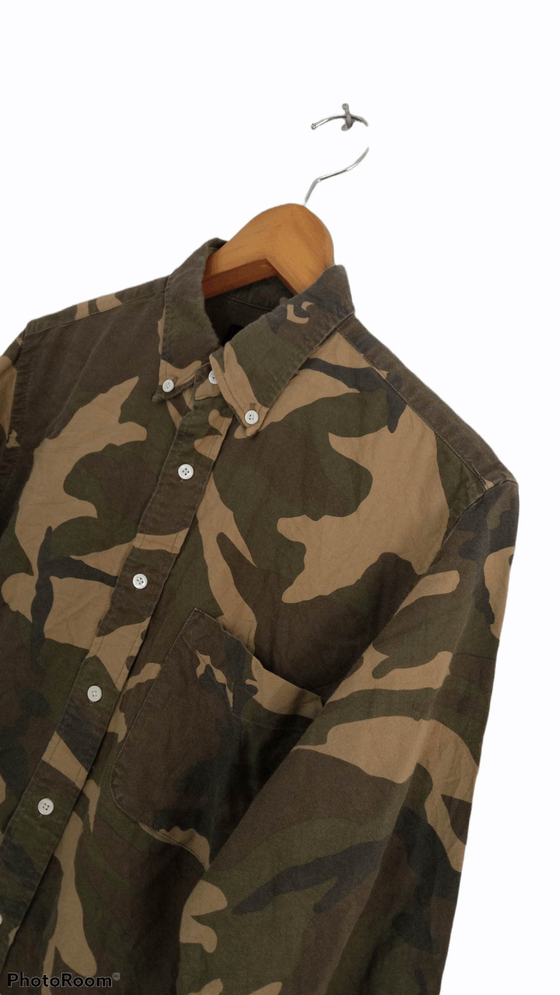 Beams Plus × Japanese Brand 🔥Beams+ Plus Full Print Camouflage LS Shirt Size US S / EU 44-46 / 1 - 8 Thumbnail
