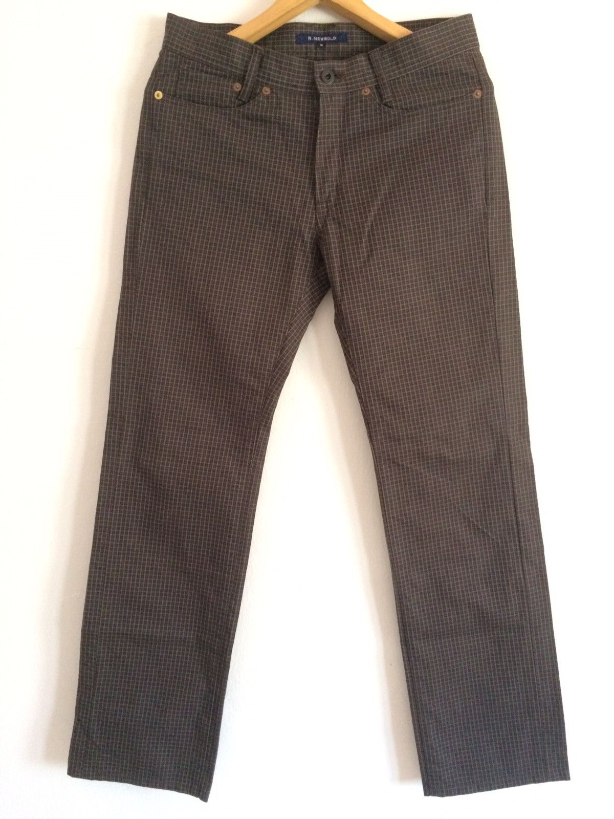 Vintage 🔥🔥Vtg Style R.Newbold Paul Smith Plaid Checkered Pants Size US 30 / EU 46 - 4 Thumbnail