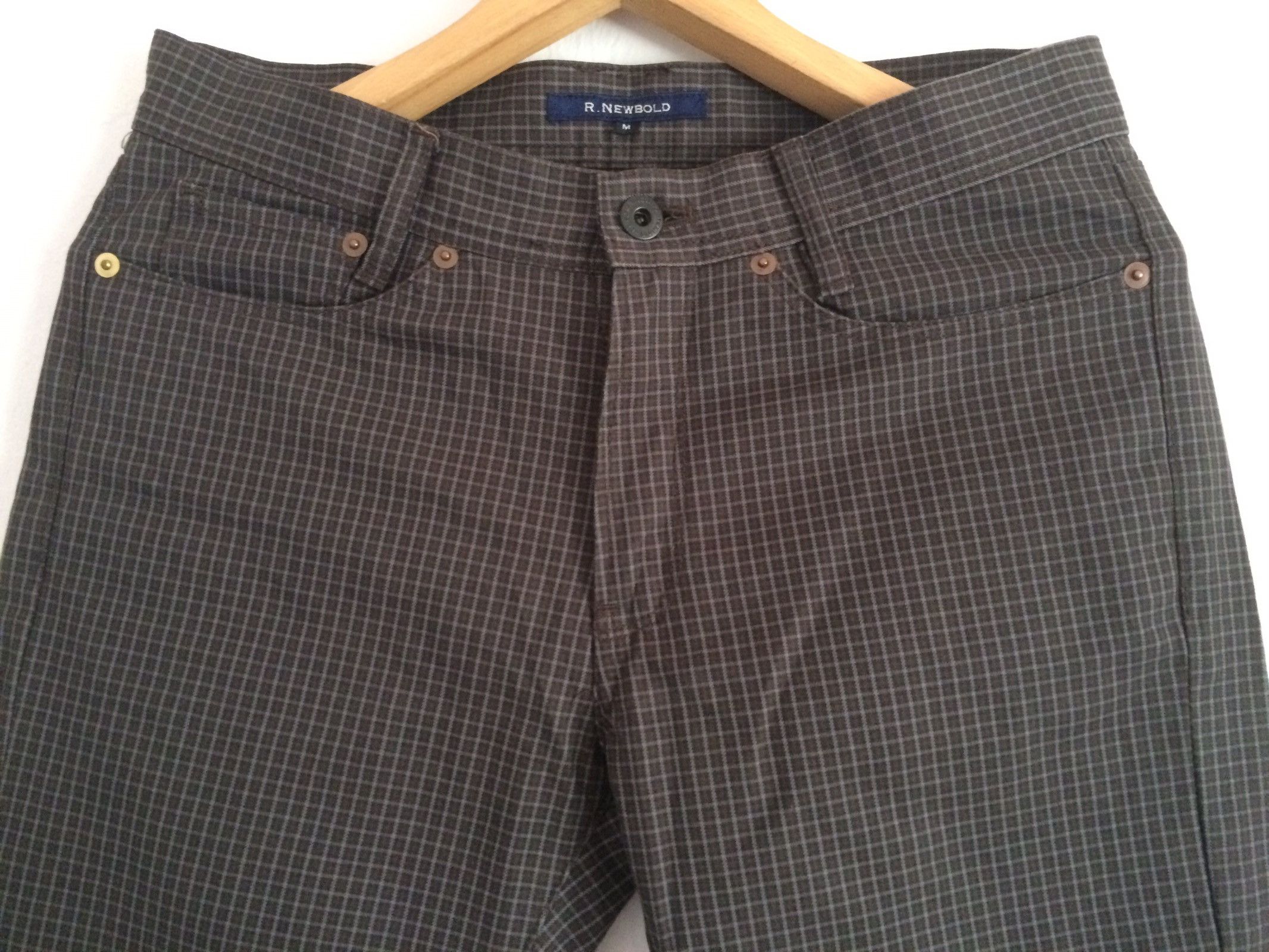 Vintage 🔥🔥Vtg Style R.Newbold Paul Smith Plaid Checkered Pants Size US 30 / EU 46 - 6 Thumbnail