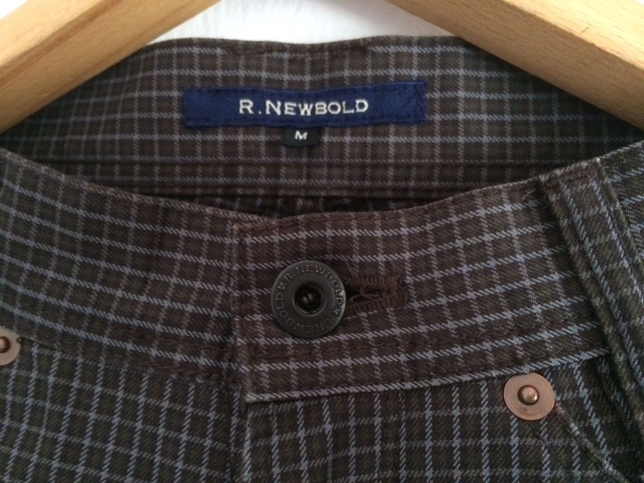 Vintage 🔥🔥Vtg Style R.Newbold Paul Smith Plaid Checkered Pants Size US 30 / EU 46 - 7 Thumbnail
