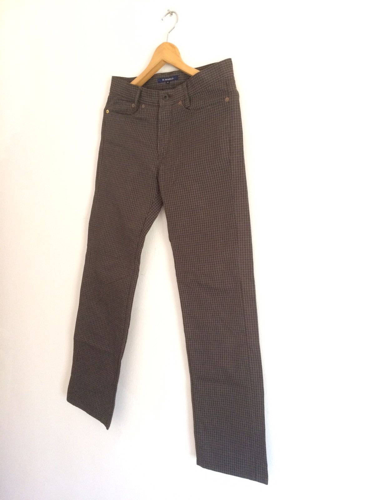 Vintage 🔥🔥Vtg Style R.Newbold Paul Smith Plaid Checkered Pants Size US 30 / EU 46 - 3 Thumbnail