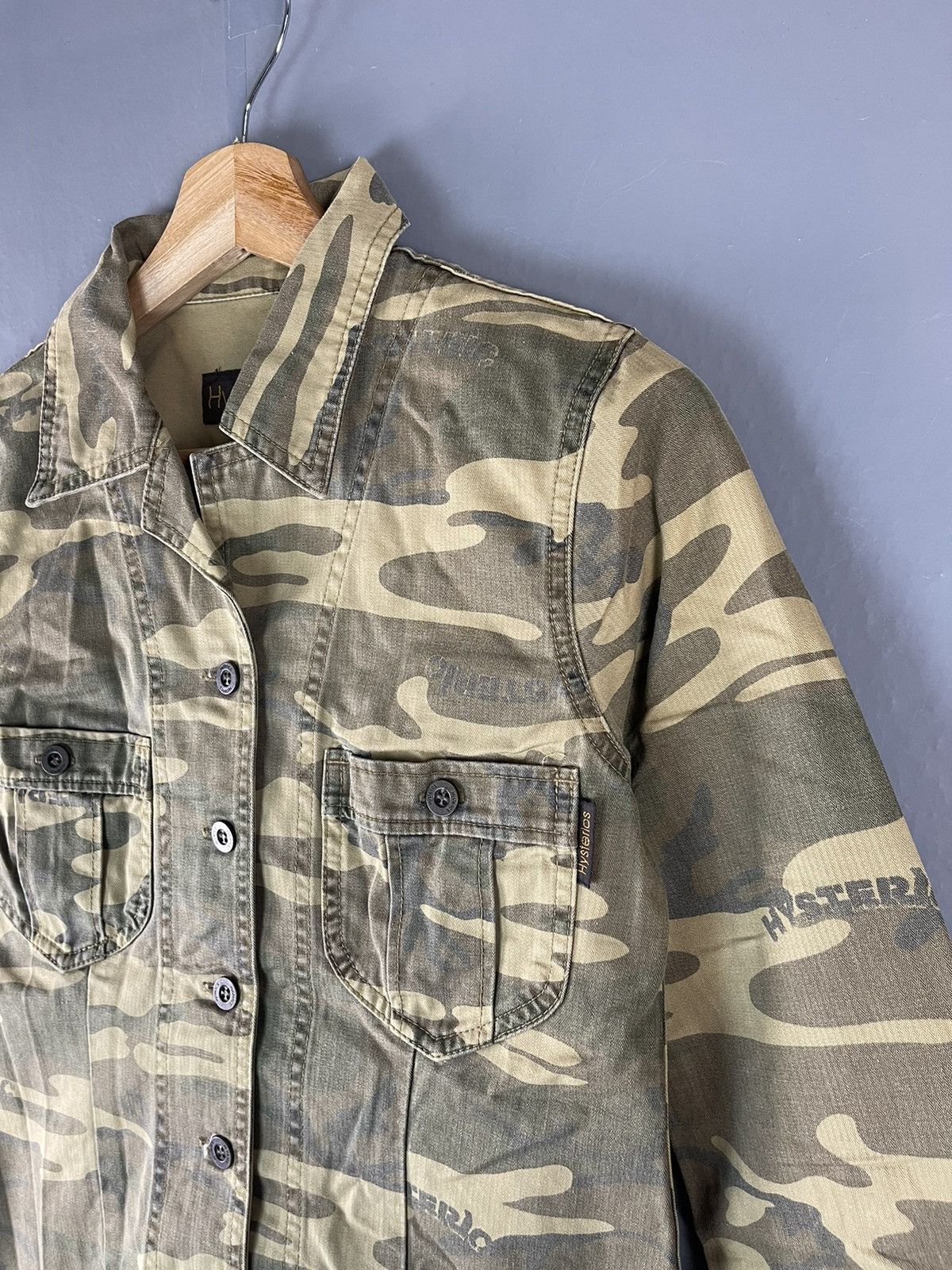 Hysteric Glamour × Japanese Brand × Vintage VINTAGE HYSTERIC GLAMOUR MILITARY ARMY JACKET Size XS / US 0-2 / IT 36-38 - 2 Thumbnail