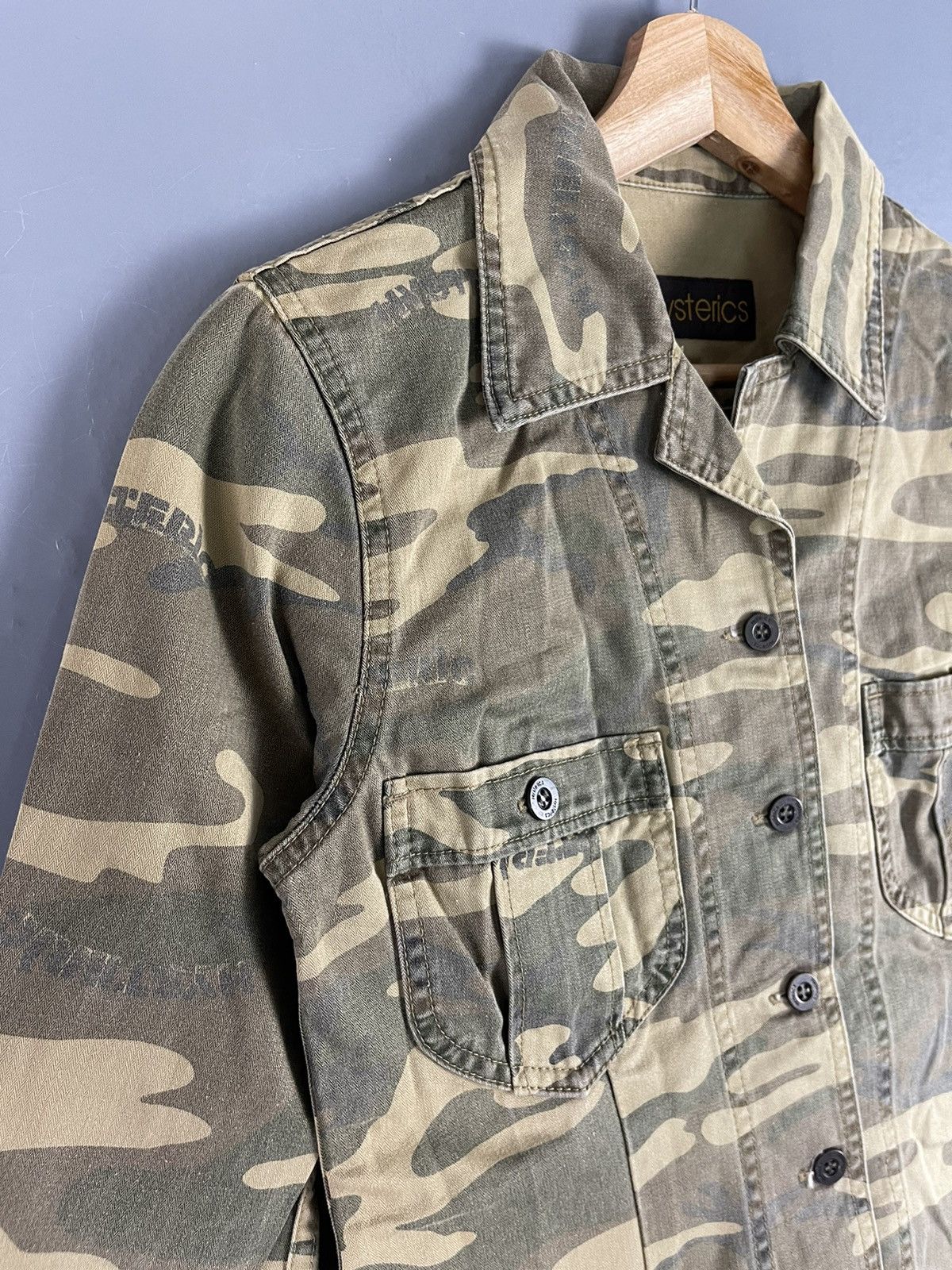 Hysteric Glamour × Japanese Brand × Vintage VINTAGE HYSTERIC GLAMOUR MILITARY ARMY JACKET Size XS / US 0-2 / IT 36-38 - 3 Thumbnail