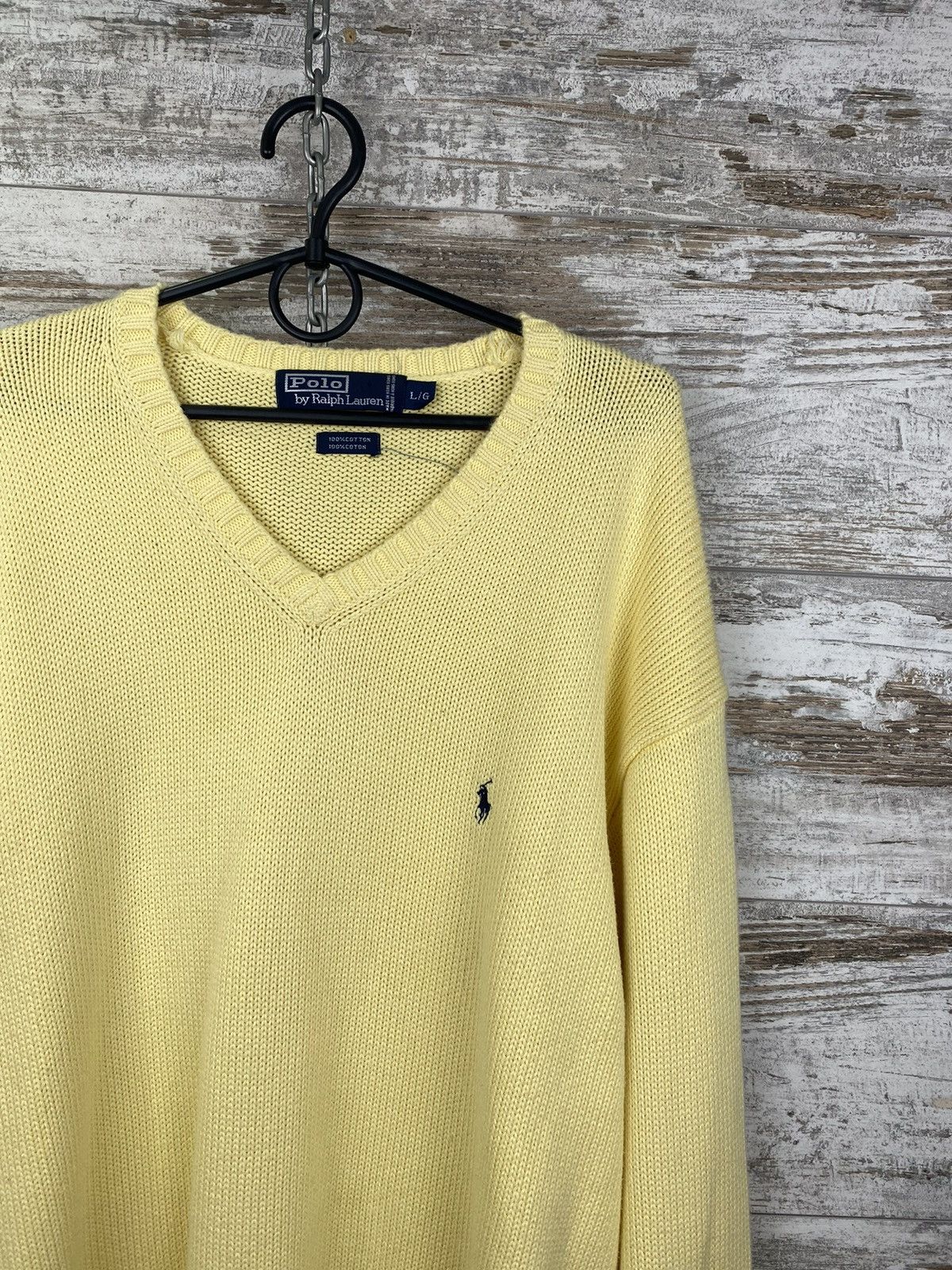 Polo Ralph Lauren Mens Vintage Polo Ralph Lauren Knit Sweater 90s crewneck y2k Size US L / EU 52-54 / 3 - 3 Thumbnail