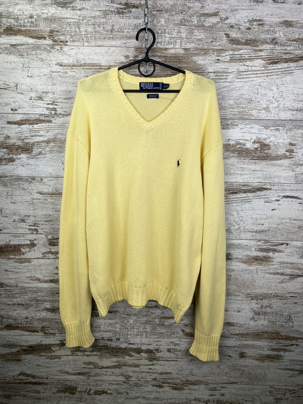 Polo Ralph Lauren Mens Vintage Polo Ralph Lauren Knit Sweater 90s crewneck y2k Size US L / EU 52-54 / 3 - 2 Thumbnail