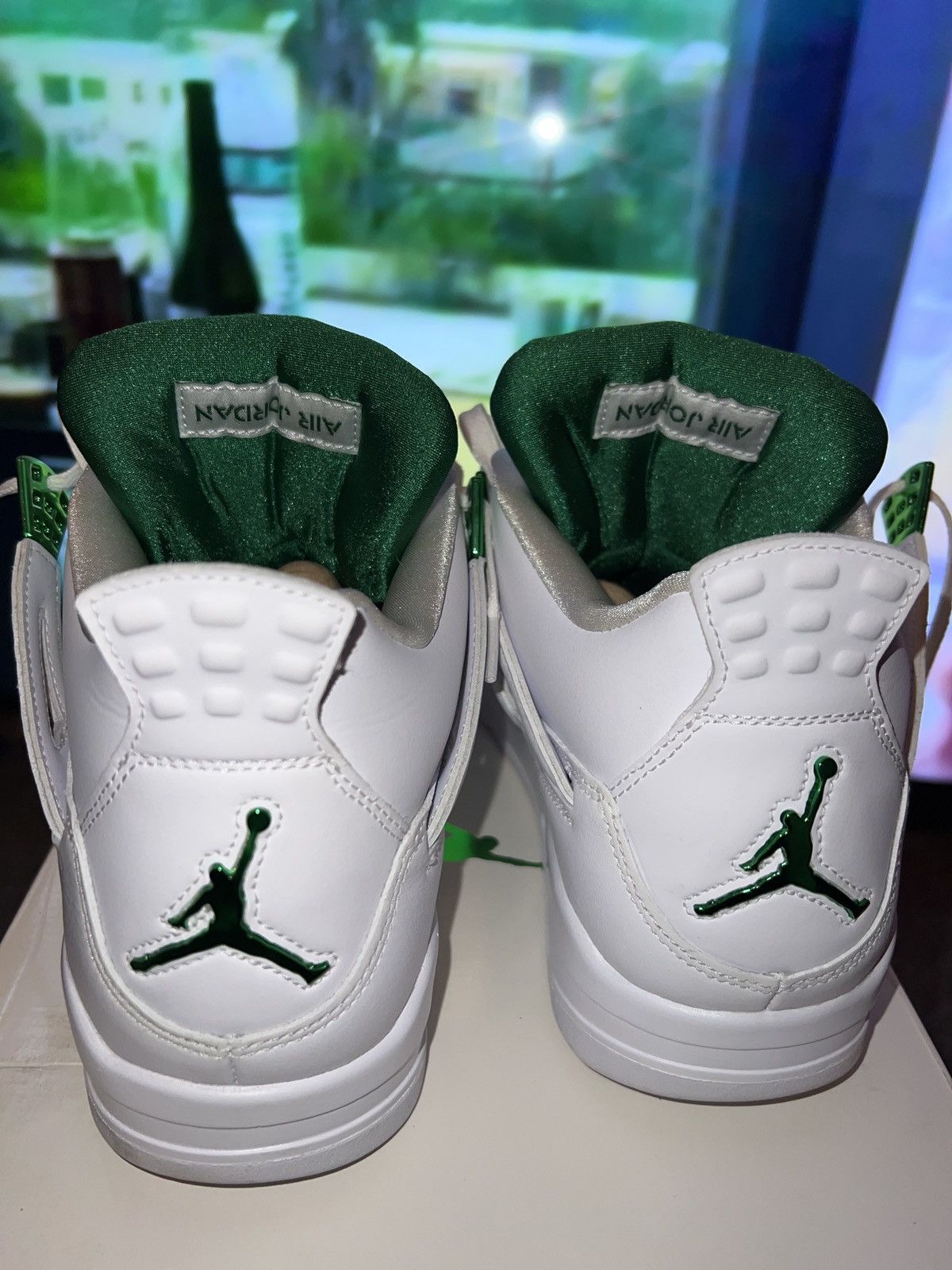 Jordan Brand Jordan 4 Metallic Green Size US 10.5 / EU 43-44 - 4 Thumbnail