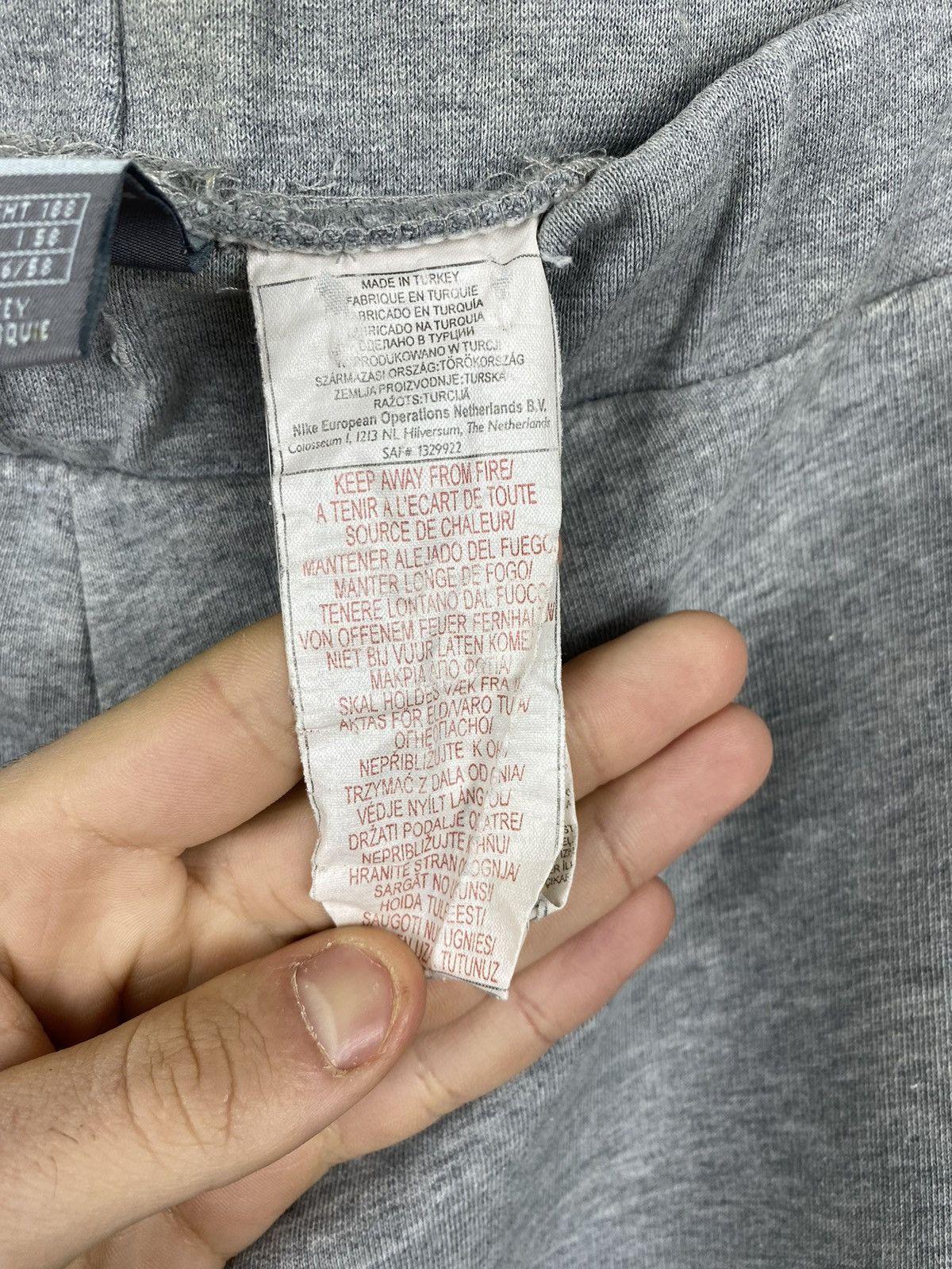 Nike Mens Vintage Nike sweatpants 90s swoosh logo joggers rare Size US 36 / EU 52 - 10 Thumbnail