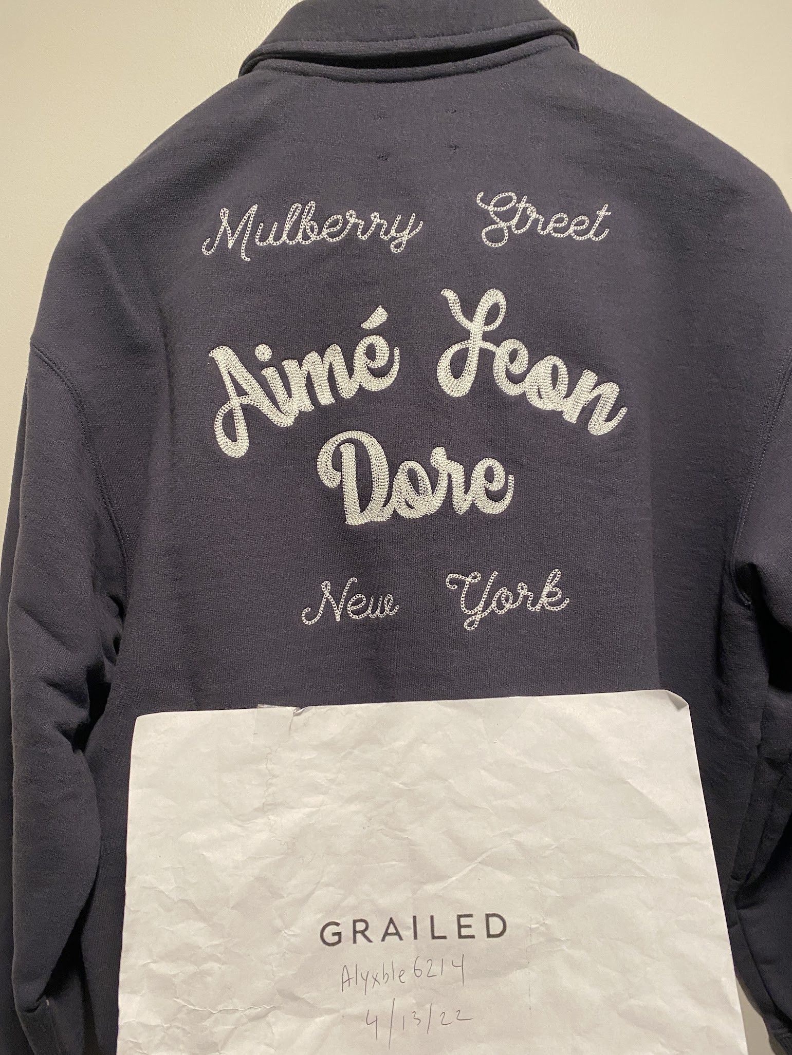 Aime Leon Dore Aime Leon Dore Chain Stitch Quarter Zip Sweatshirt Size US M / EU 48-50 / 2 - 1 Thumbnail