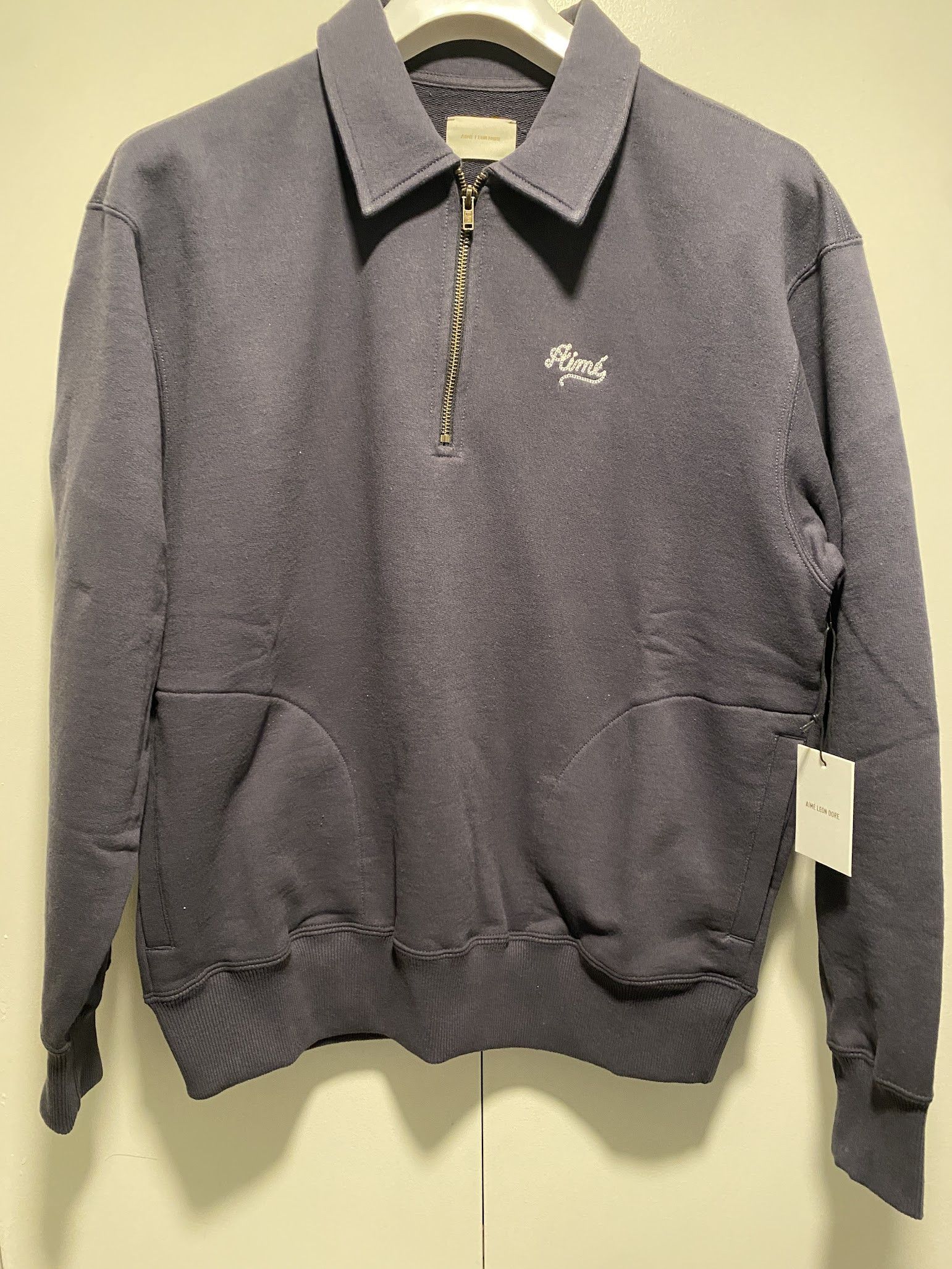 Aime Leon Dore Aime Leon Dore Chain Stitch Quarter Zip Sweatshirt Size US M / EU 48-50 / 2 - 2 Thumbnail