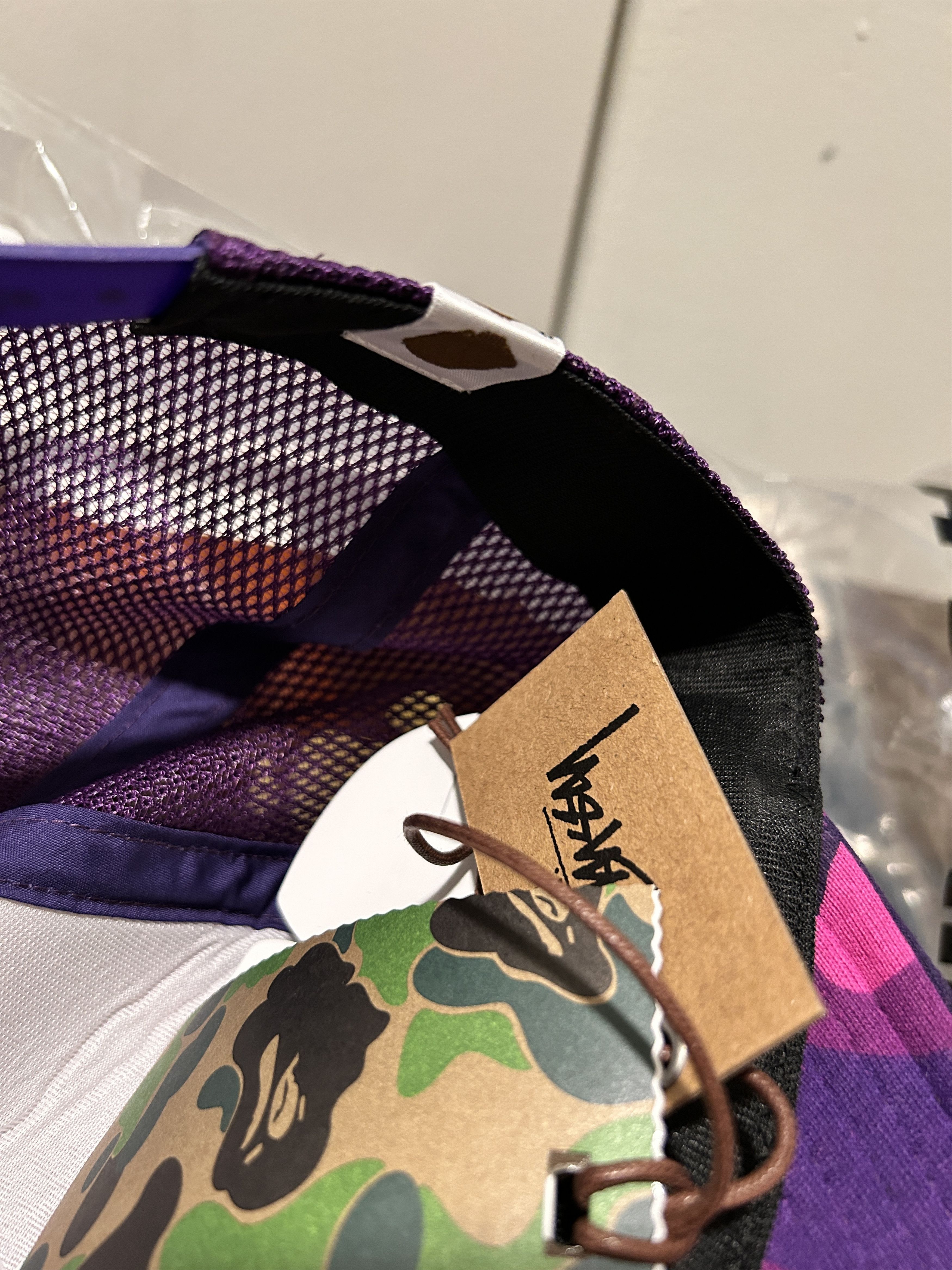 Bape × Stussy BAPE x STUSSY TRUCKER CAP S/S 2022 Size ONE SIZE - 10 Thumbnail