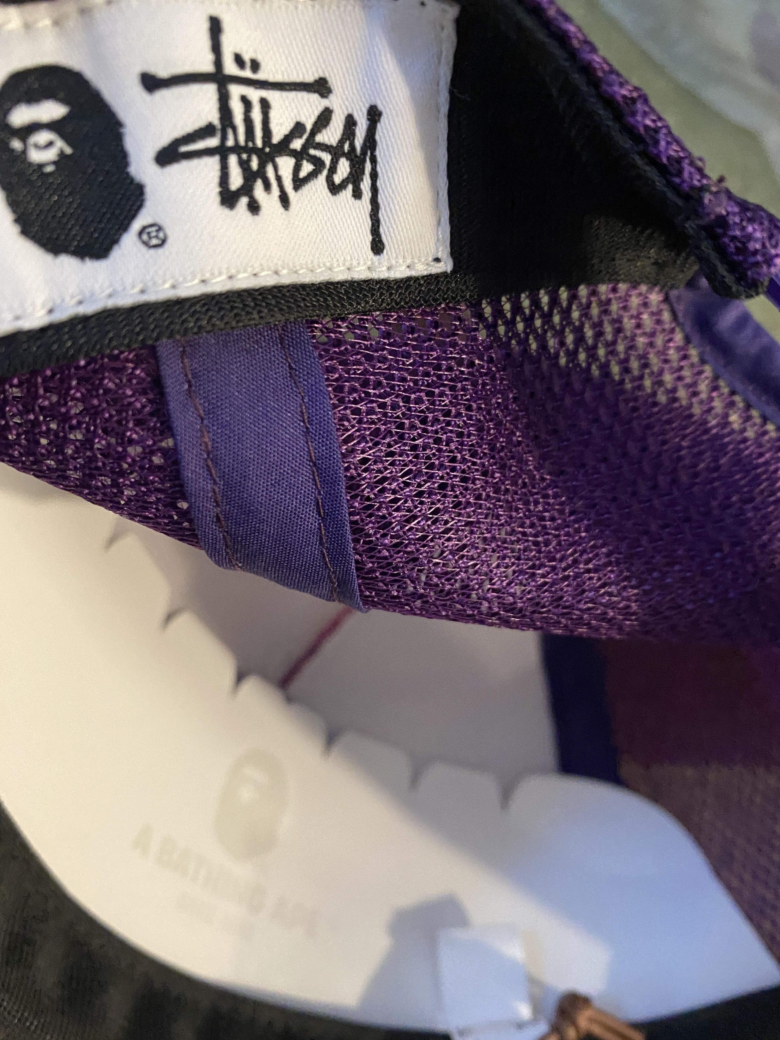 Bape × Stussy BAPE x STUSSY TRUCKER CAP S/S 2022 Size ONE SIZE - 6 Thumbnail