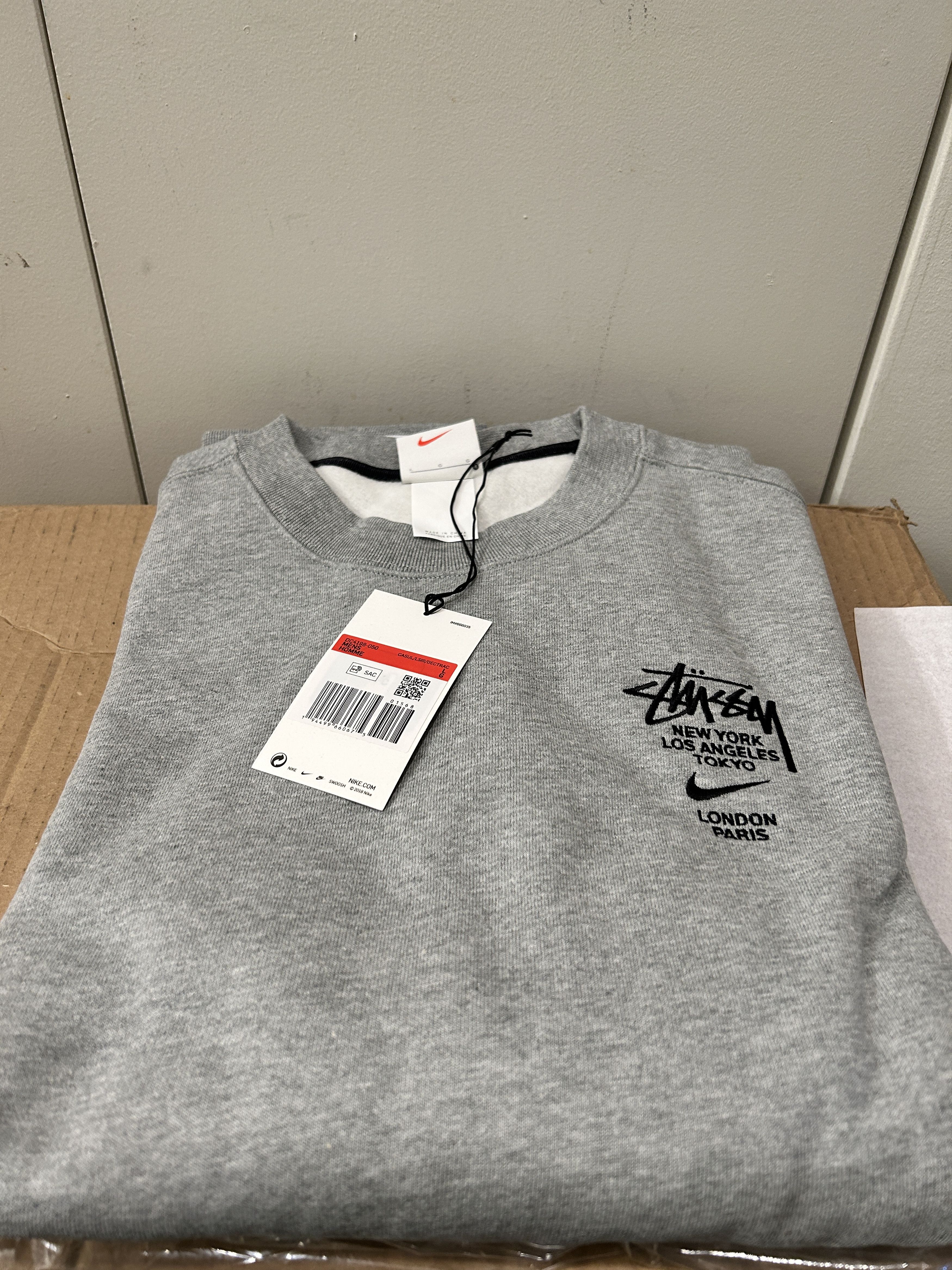 Nike × Stussy stussy x nike sweatshirt crewneck international Size US L / EU 52-54 / 3 - 6 Thumbnail