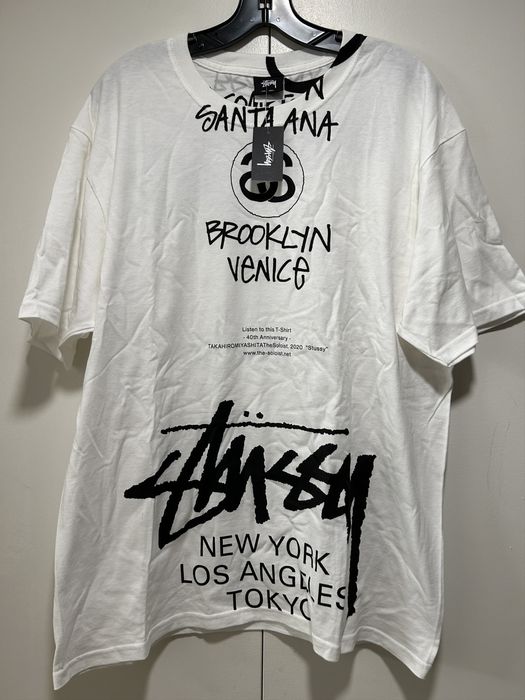 Stussy Stussy x Takahiro Miyashita The Soloist World Tour t shirt