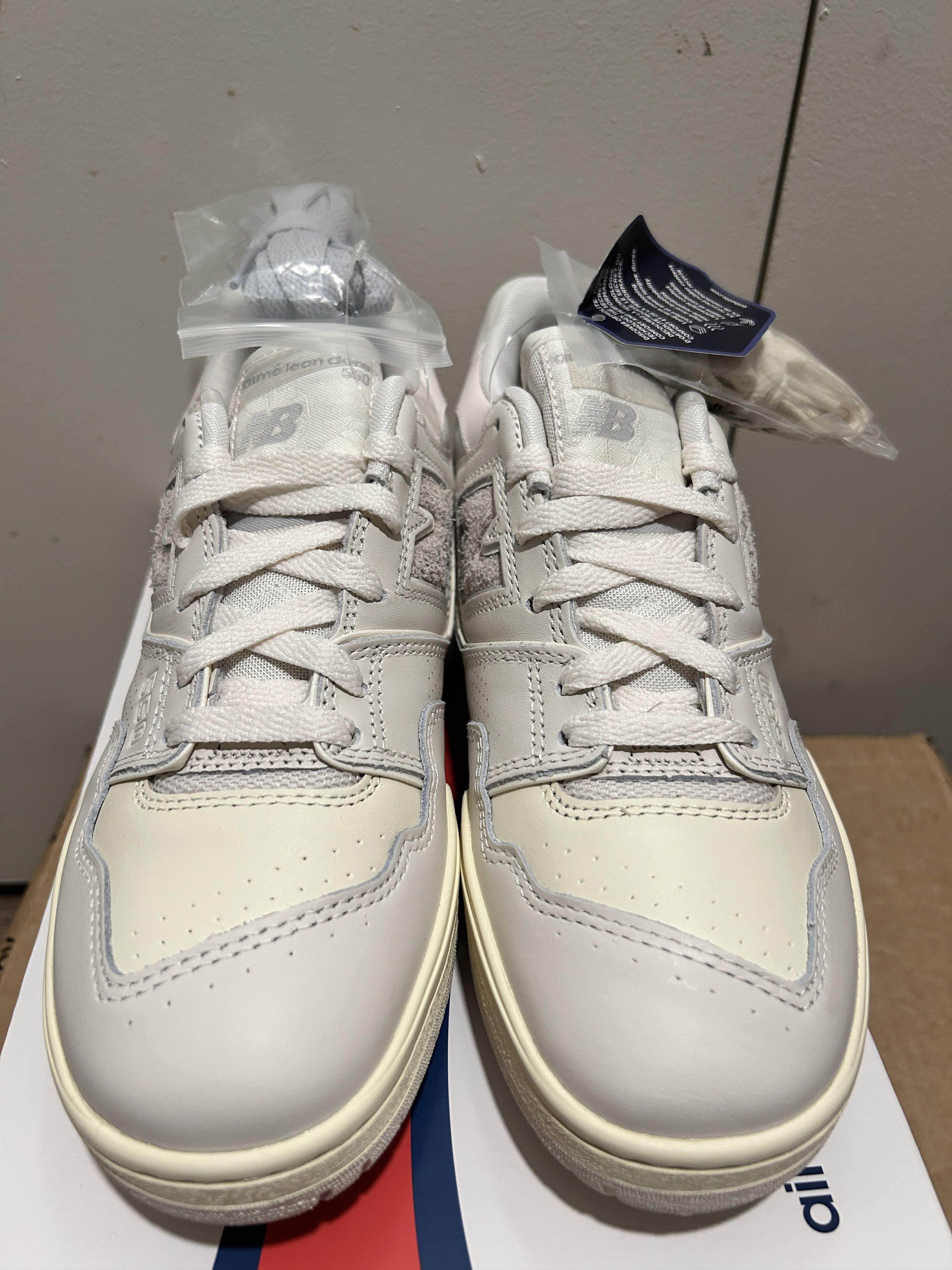 Aime Leon Dore × New Balance Aime Leon dore 550 new balance white leather Size US 6.5 / EU 39-40 - 2 Thumbnail
