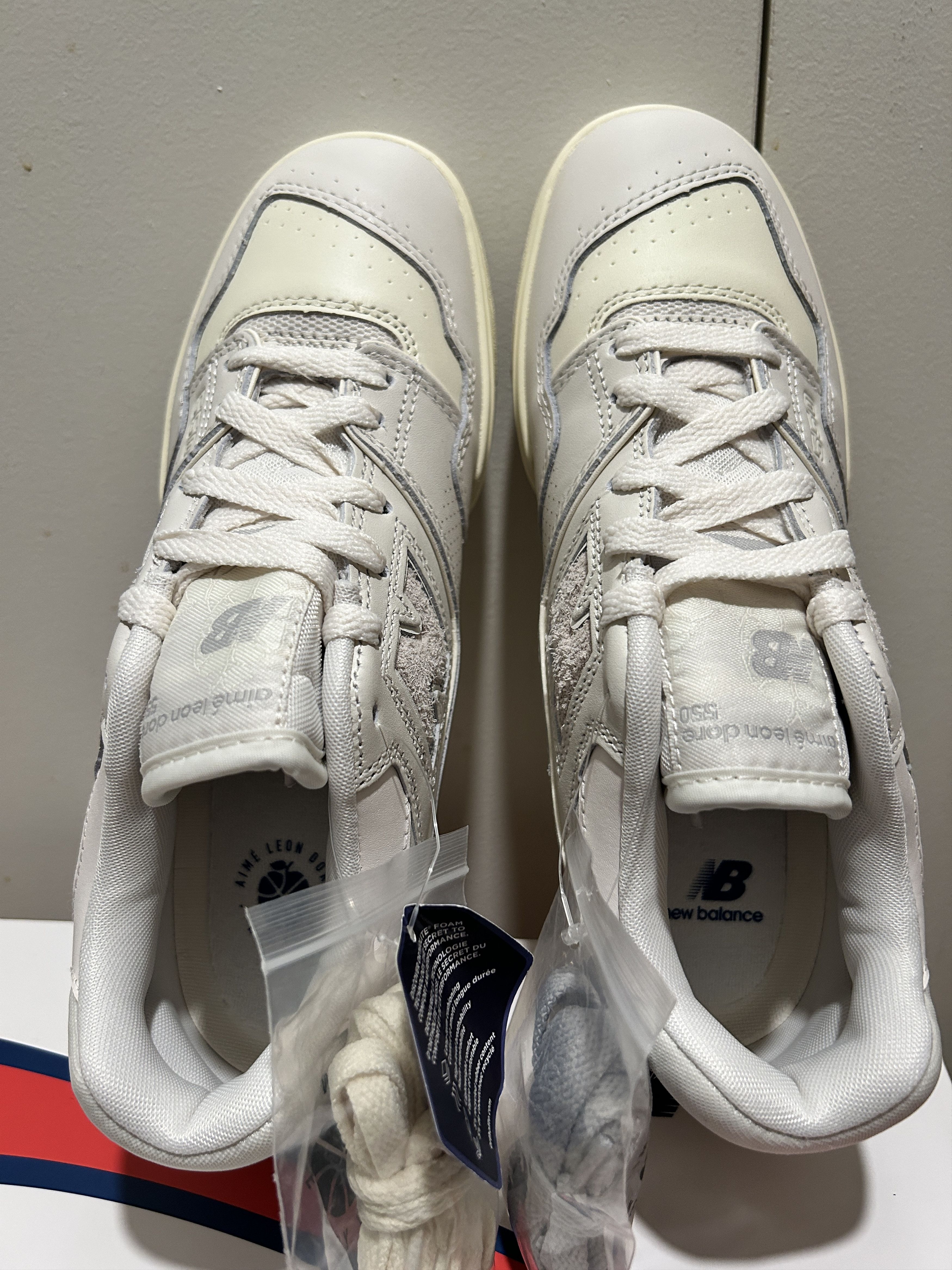 Aime Leon Dore × New Balance Aime Leon dore 550 new balance white leather Size US 6.5 / EU 39-40 - 5 Thumbnail